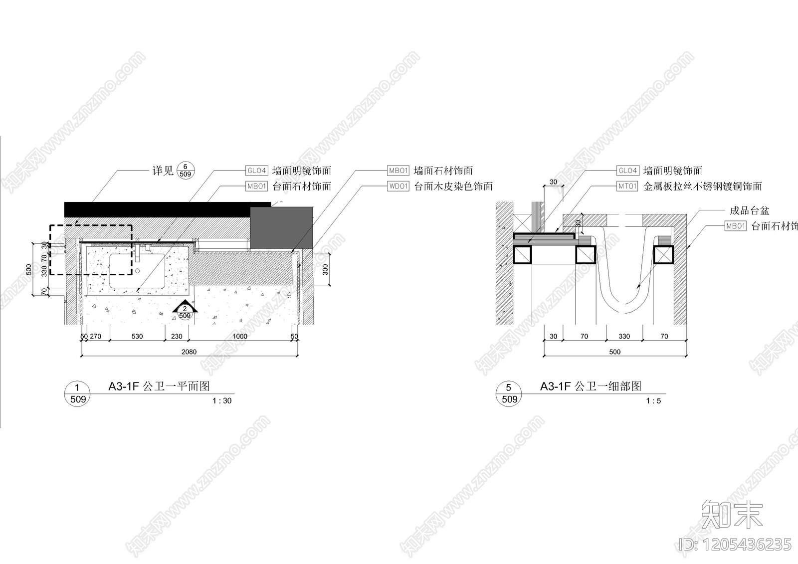 玻璃门节点cad施工图下载【ID:1205436235】