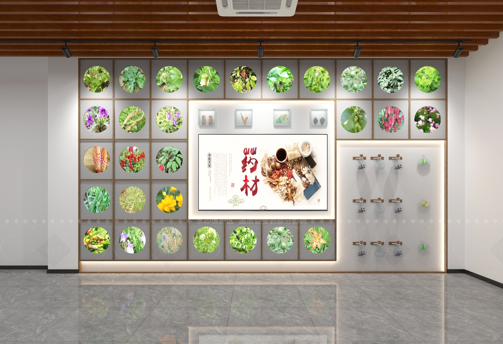 现代医疗展厅3D模型下载【ID:1205436435】