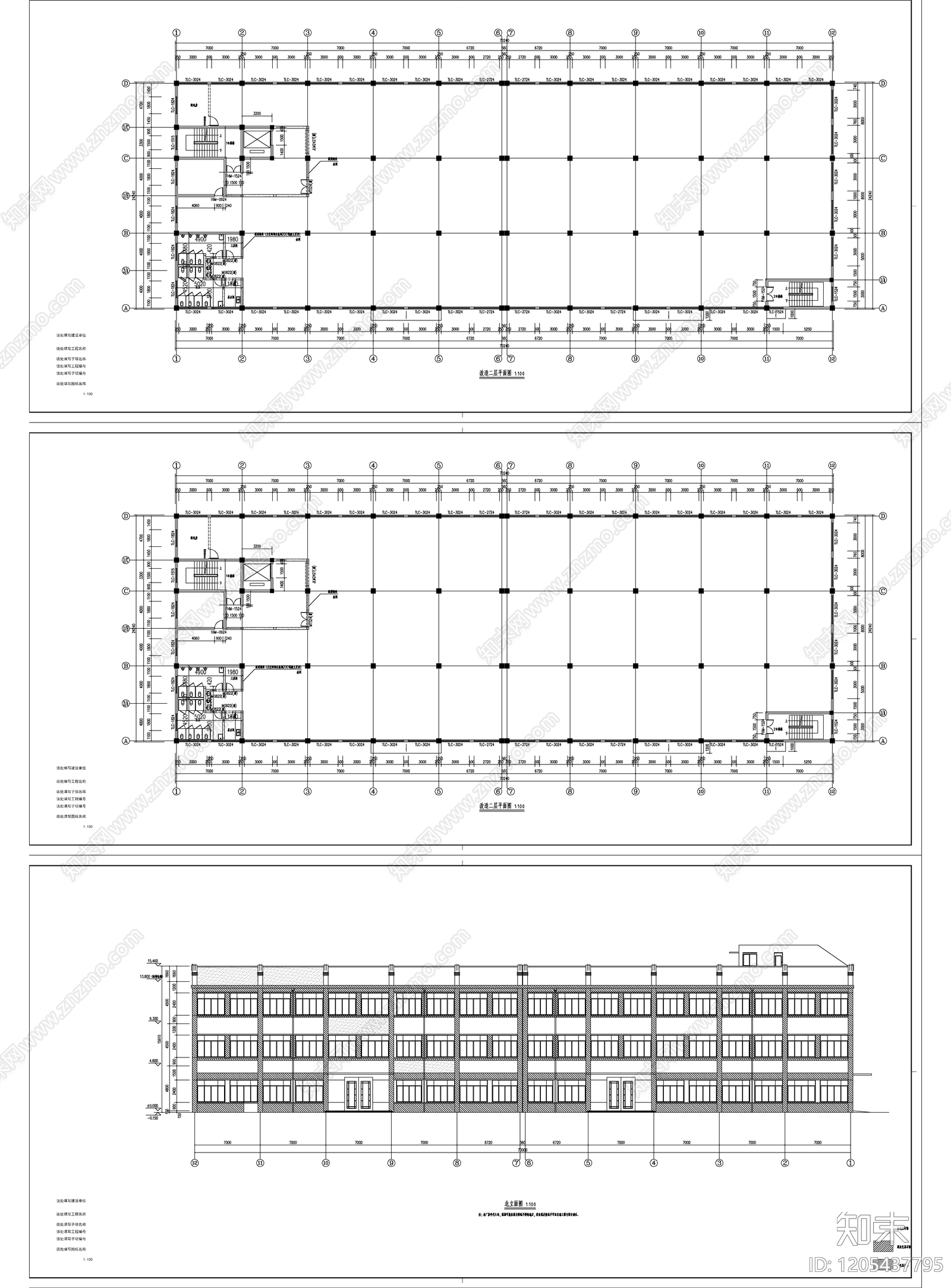 现代其他教育空间cad施工图下载【ID:1205437795】