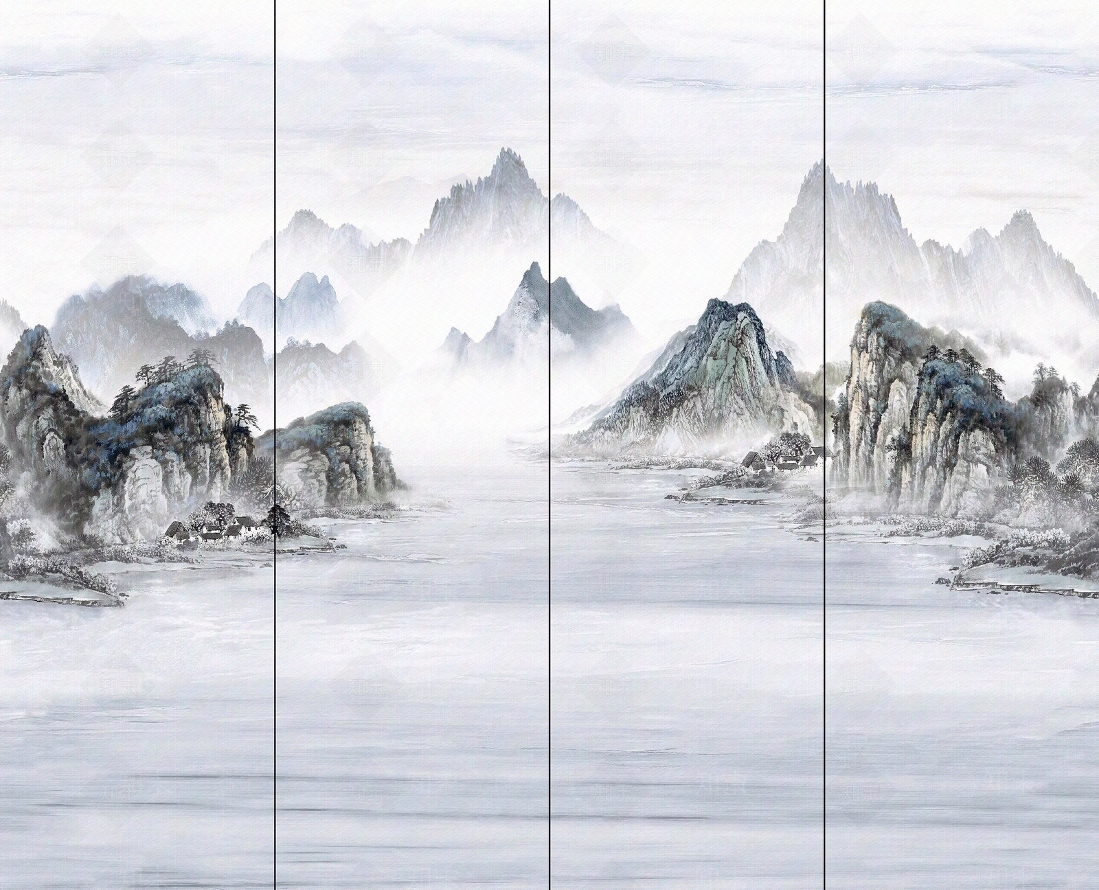 现代新中式大理石岩板贴图下载【ID:1205451337】