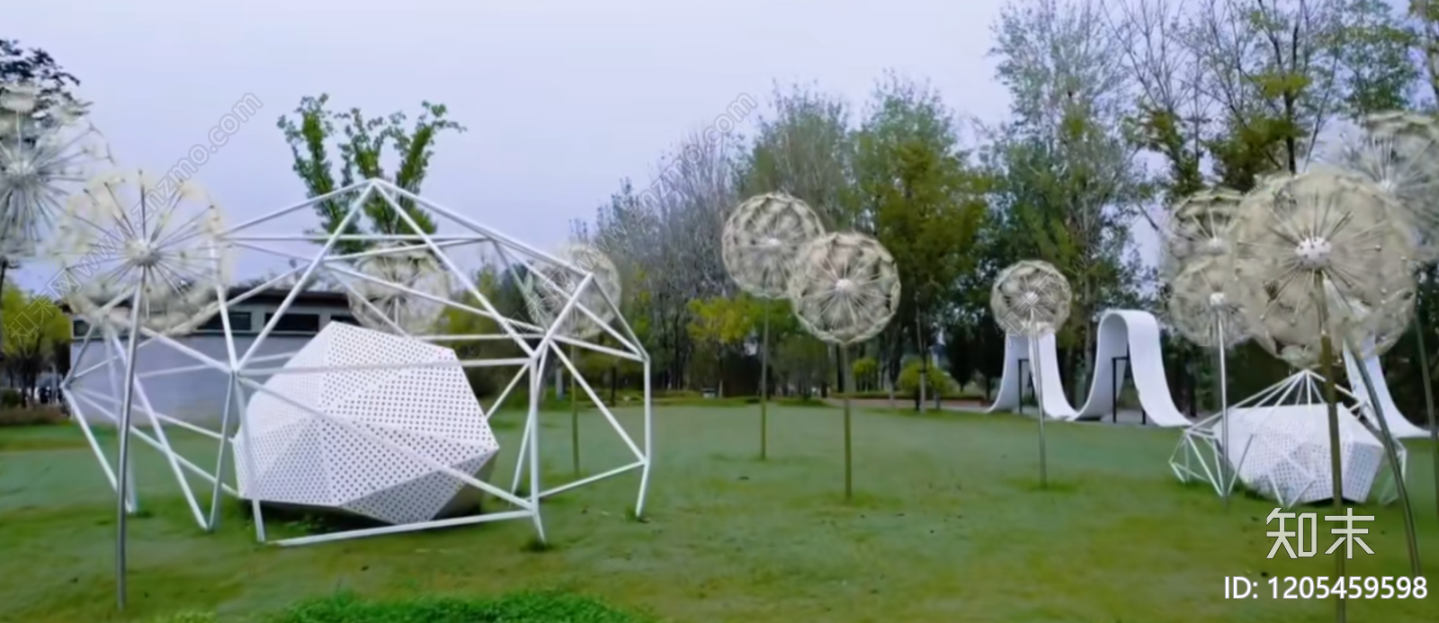 公园林荫绿带施工图下载【ID:1205459598】