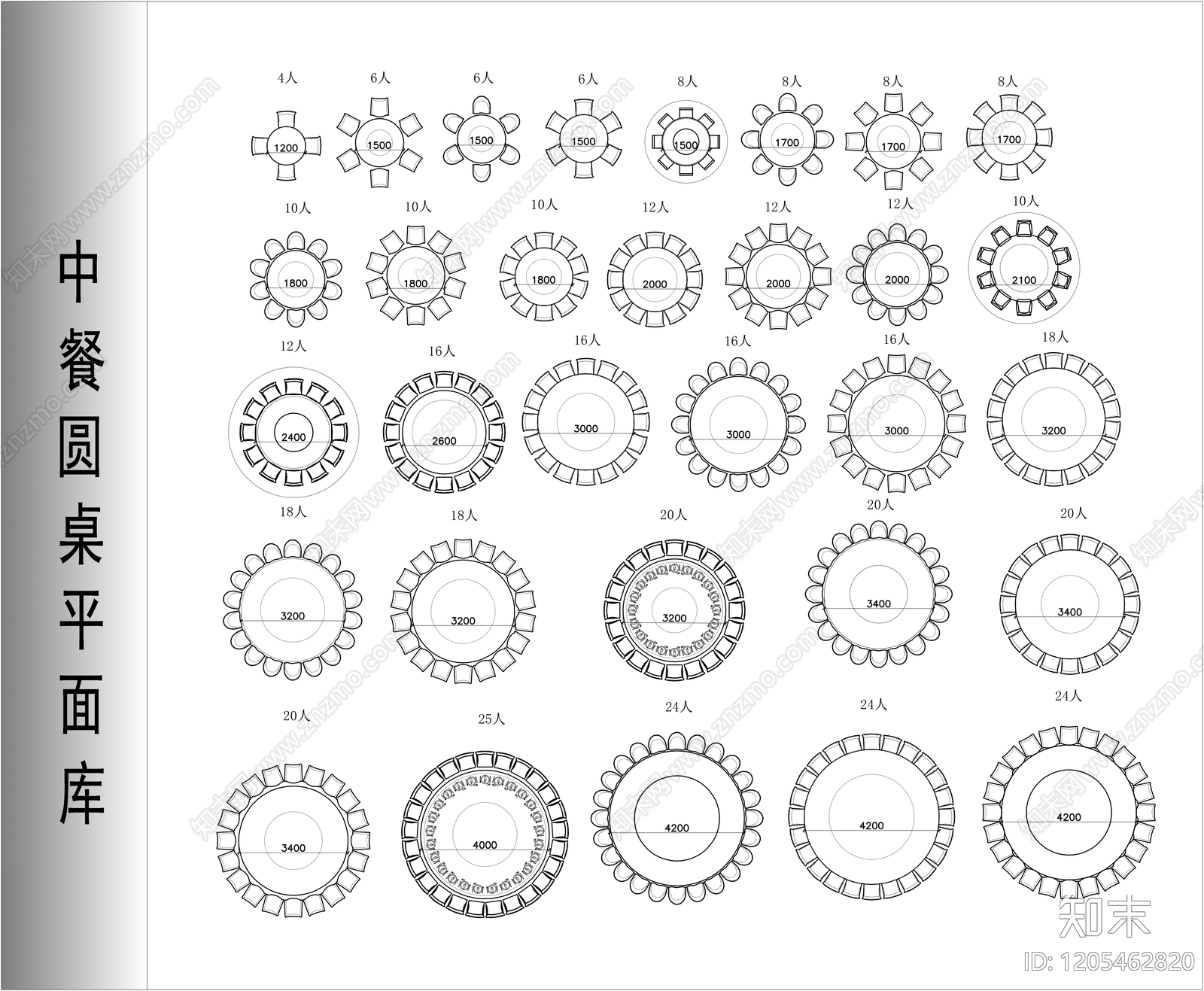 桌子施工图下载【ID:1205462820】