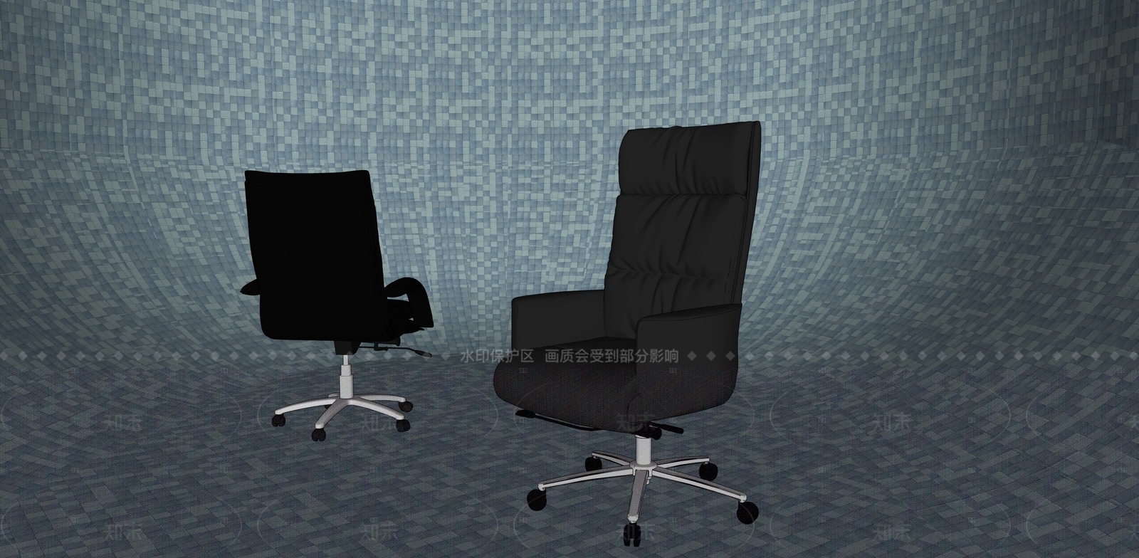 现代欧式办公椅SU模型下载【ID:1205467101】