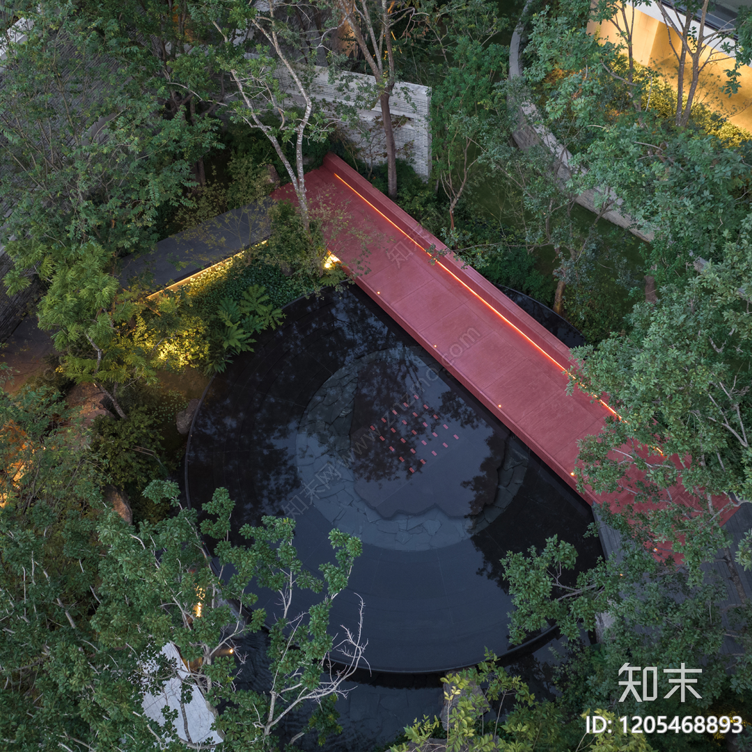 现代新中式示范区景观下载【ID:1205468893】