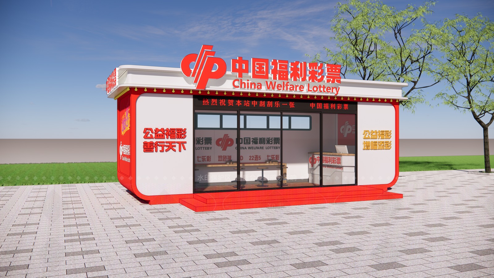 现代极简其他公共建筑SU模型下载【ID:1205471482】