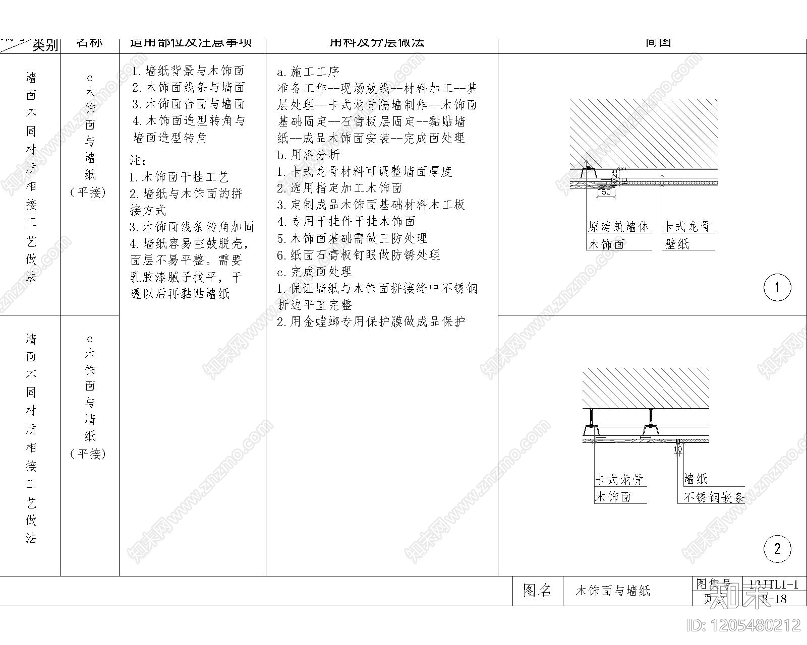 现代其他节点详图施工图下载【ID:1205480212】
