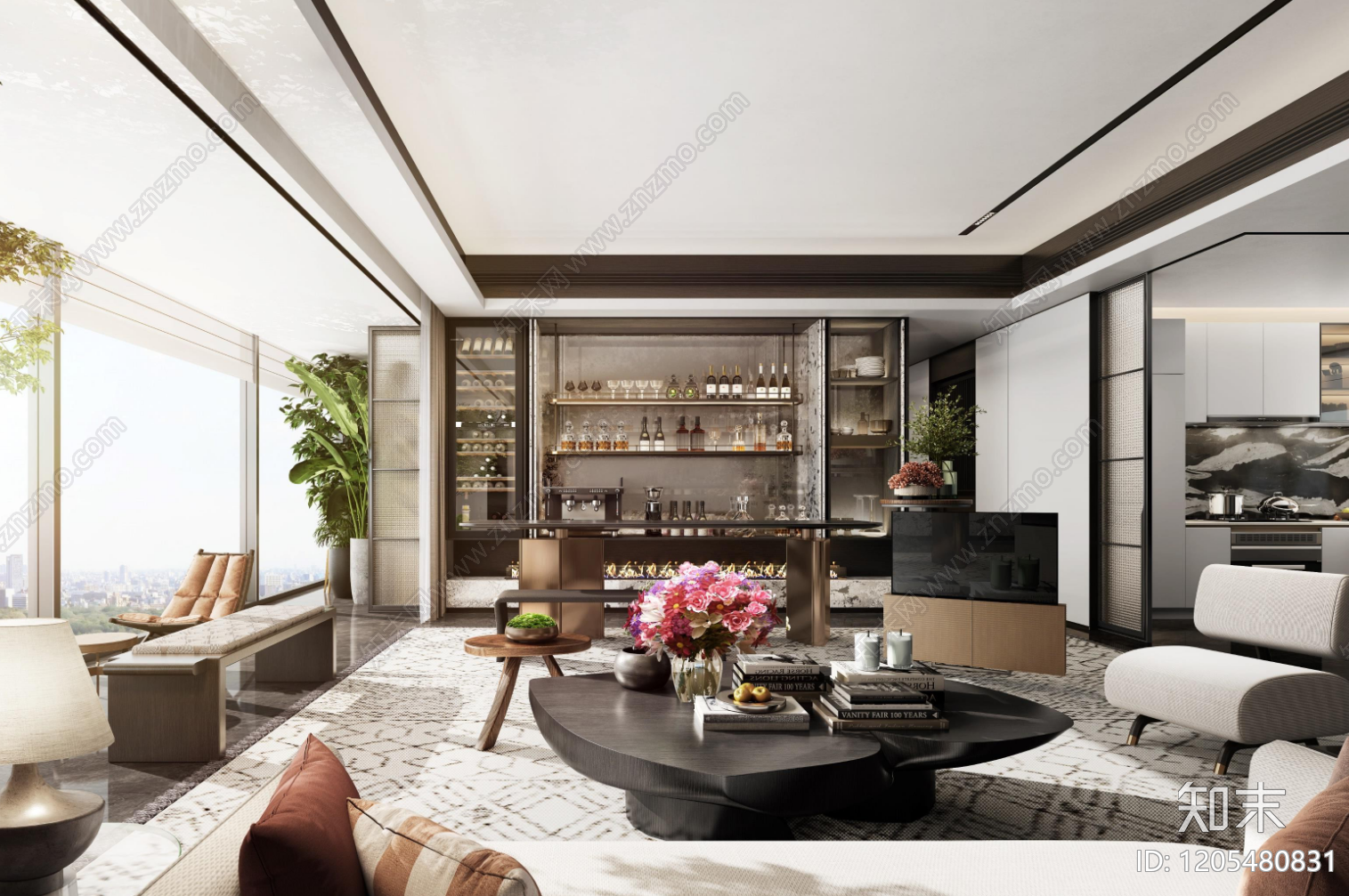 现代轻奢样板间下载【ID:1205480831】