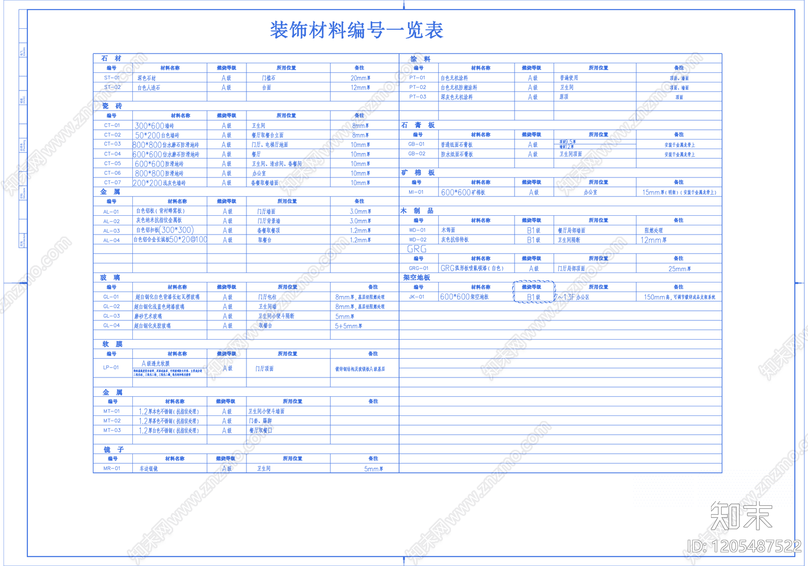 现代整体办公空间cad施工图下载【ID:1205487522】