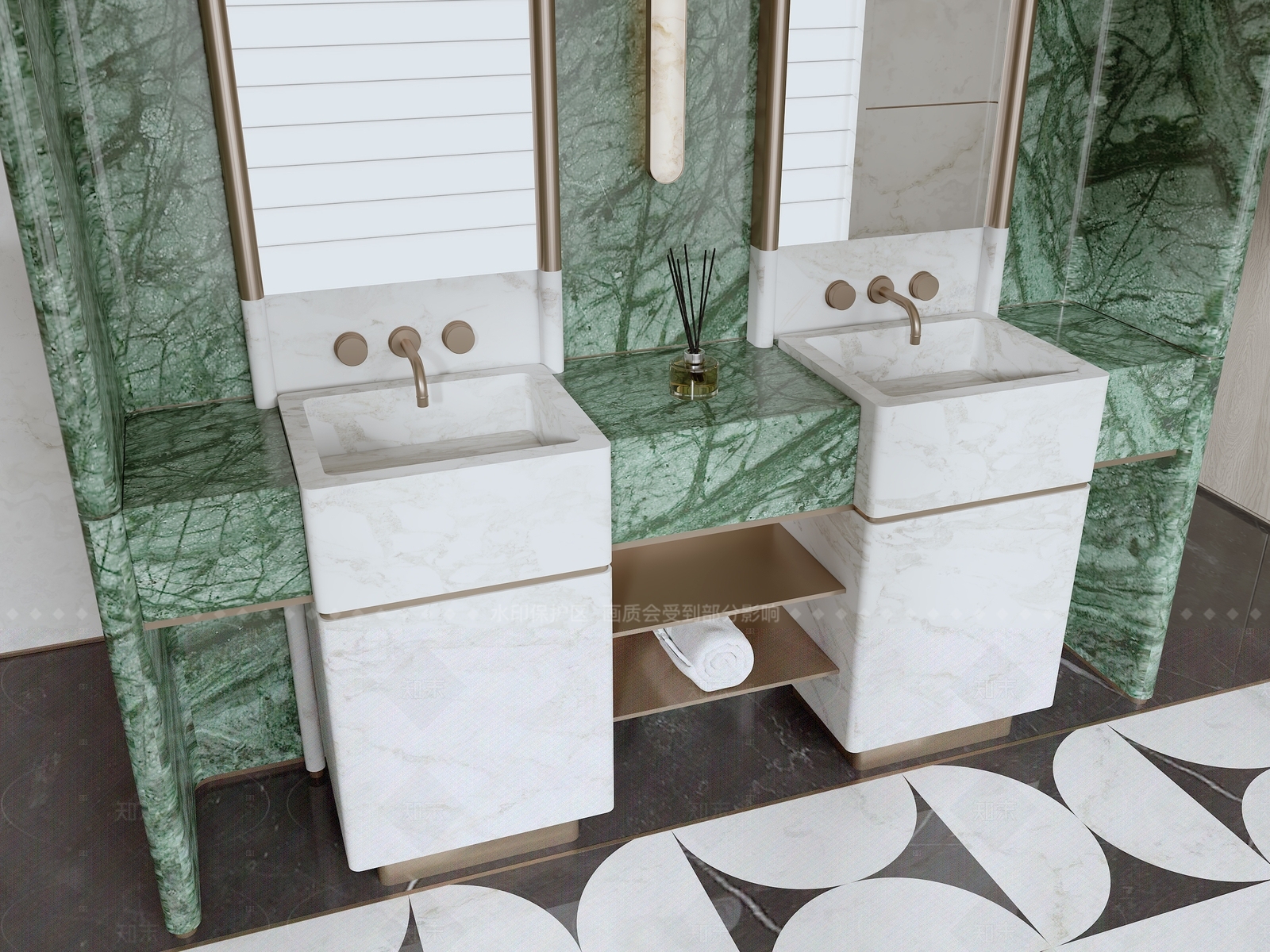 洗手台3D模型下载【ID:1205495992】