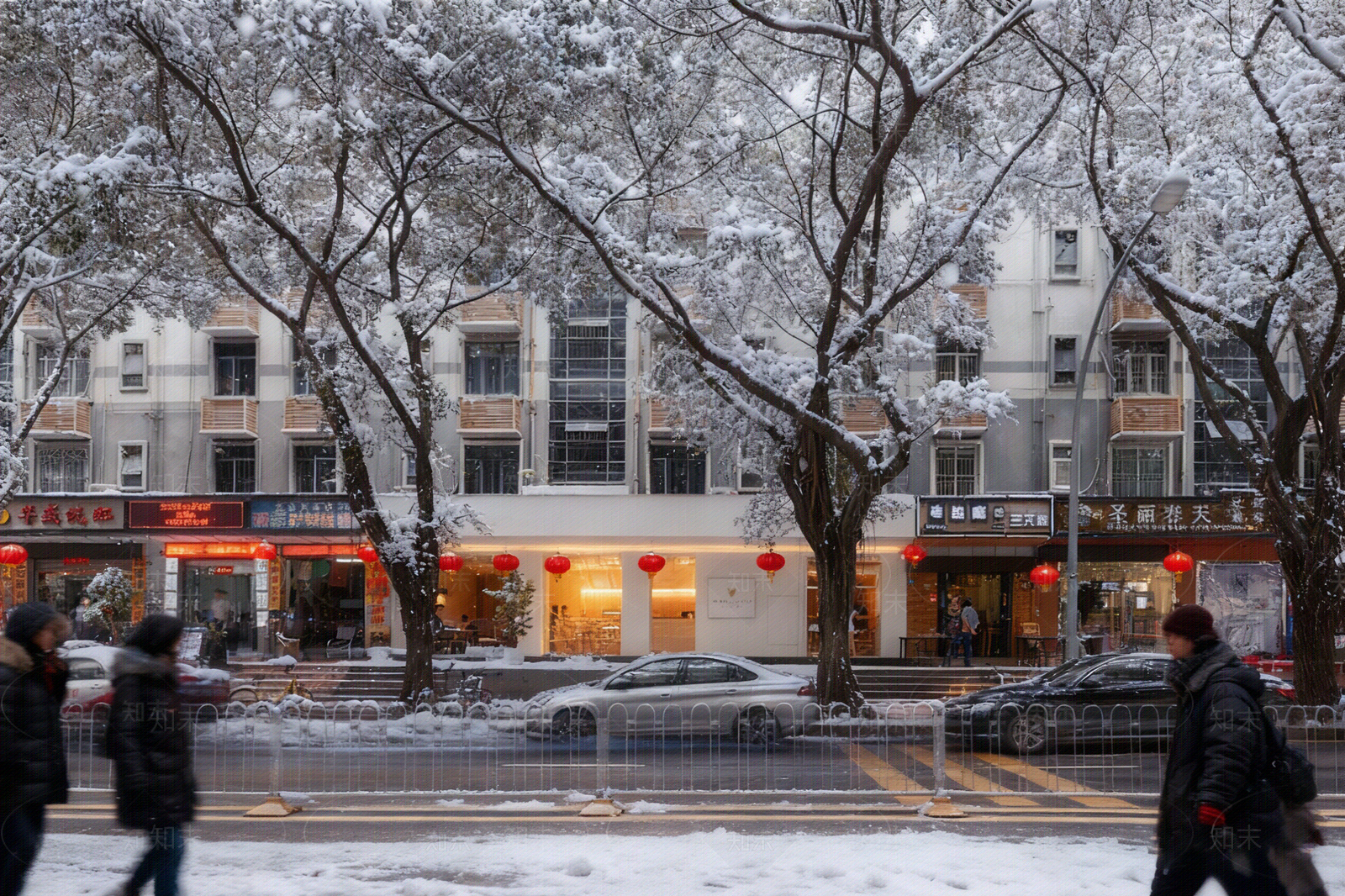 现代街道外景贴图下载【ID:1205502521】