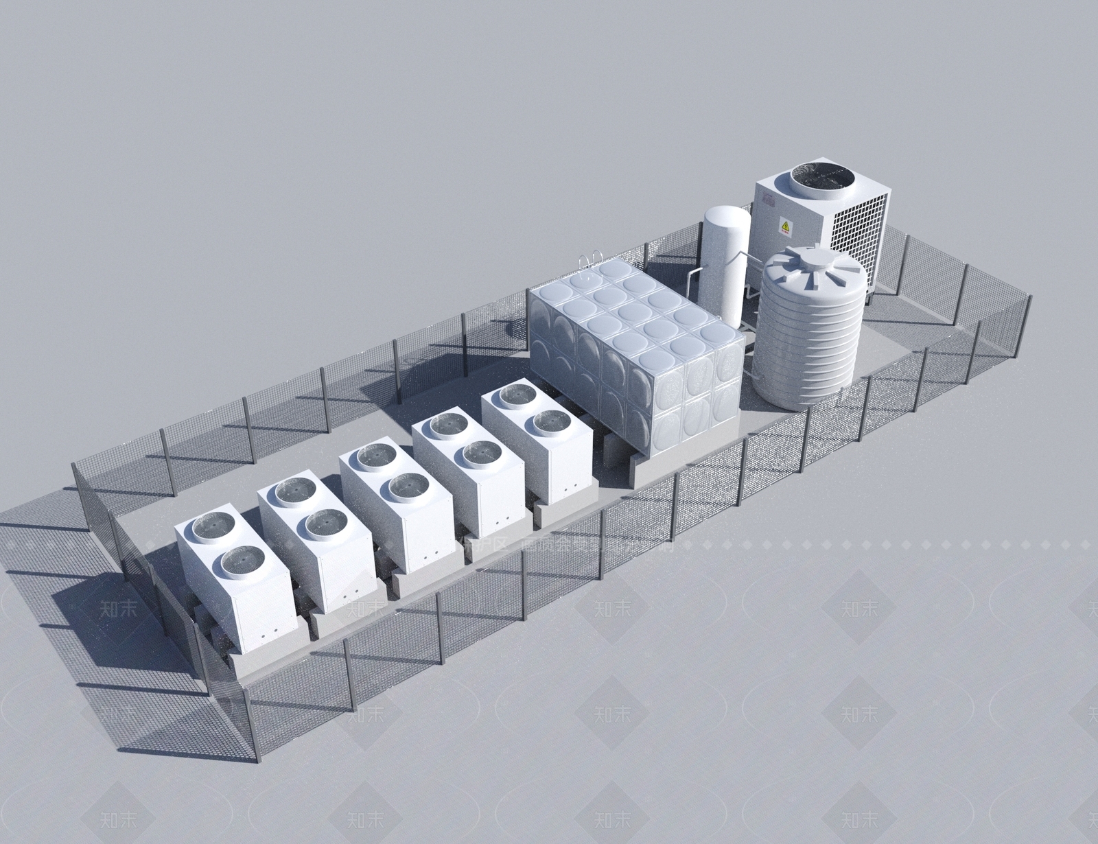 现代设备设施3D模型下载【ID:1205504957】