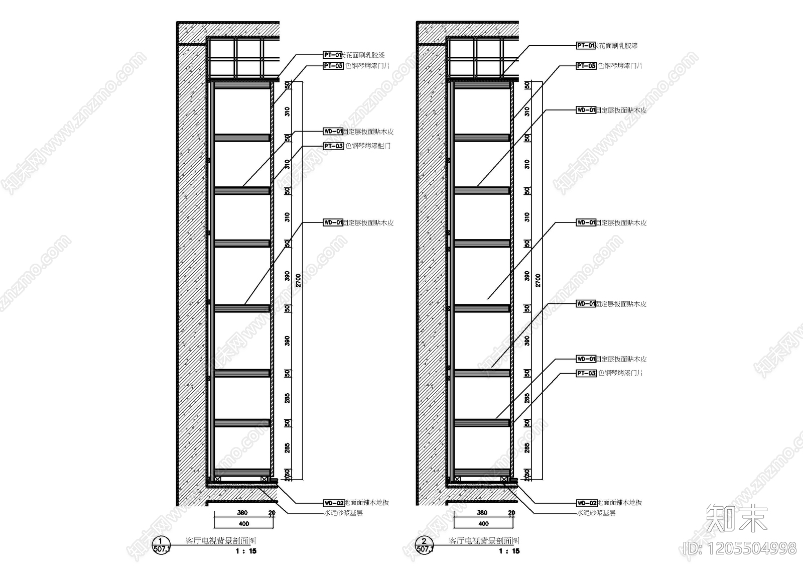 柜体节点施工图下载【ID:1205504998】