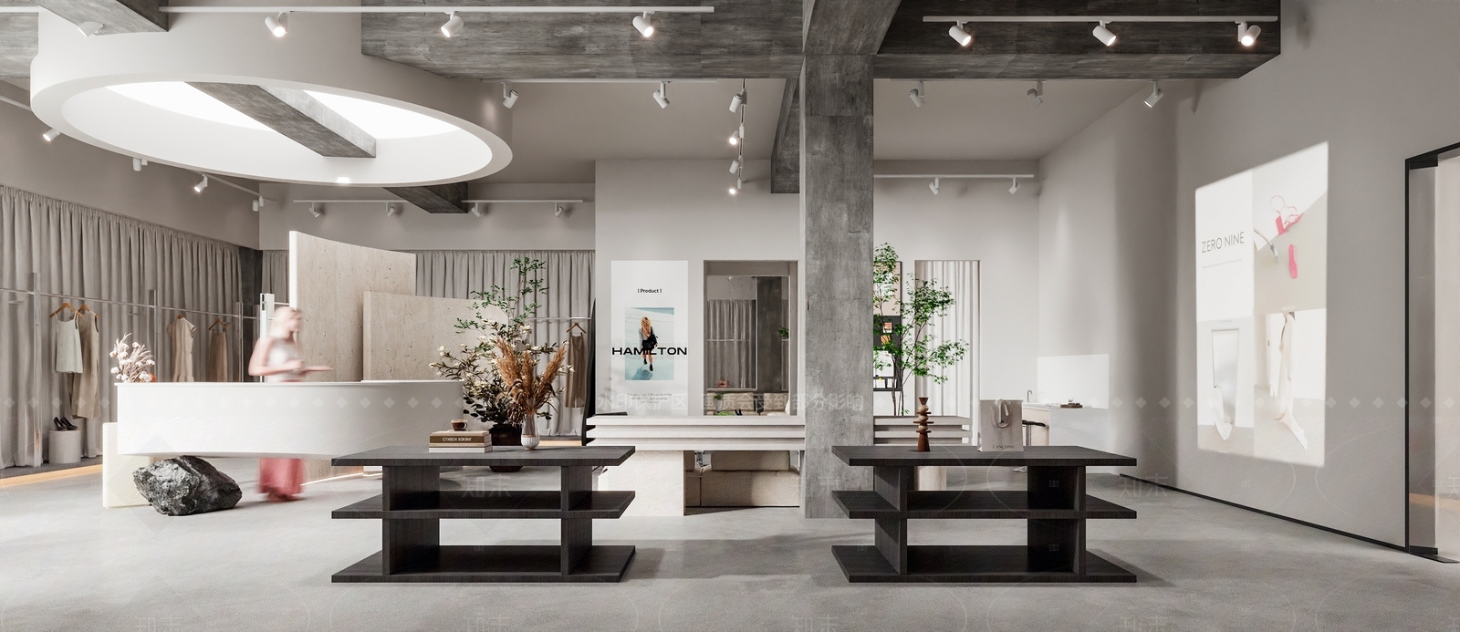 现代服装店3D模型下载【ID:1205505396】