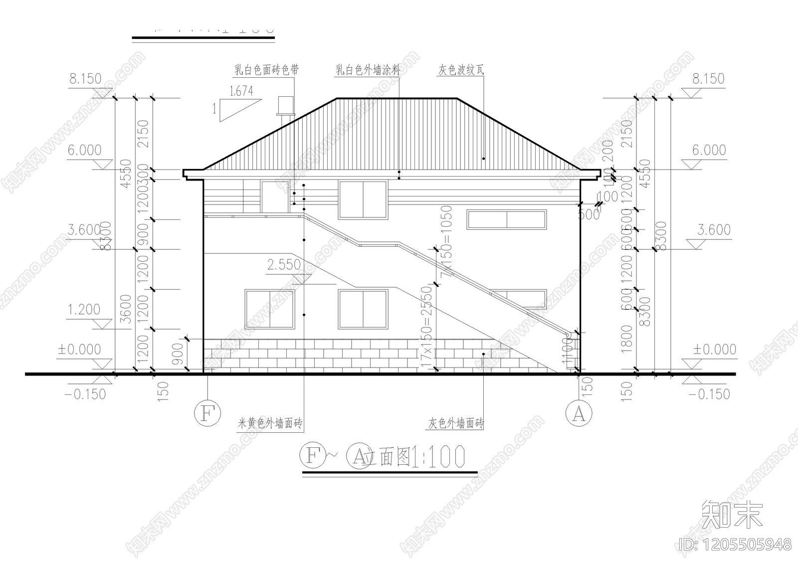 现代公厕cad施工图下载【ID:1205505948】