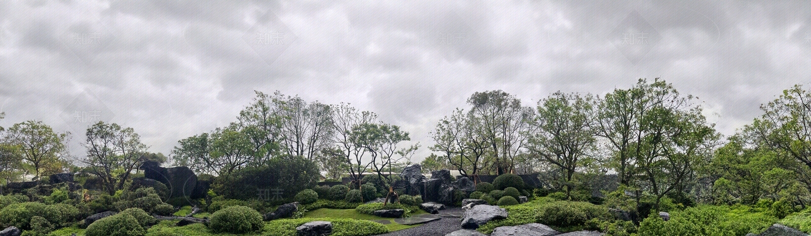 现代中式其它外景贴图下载【ID:1205507283】