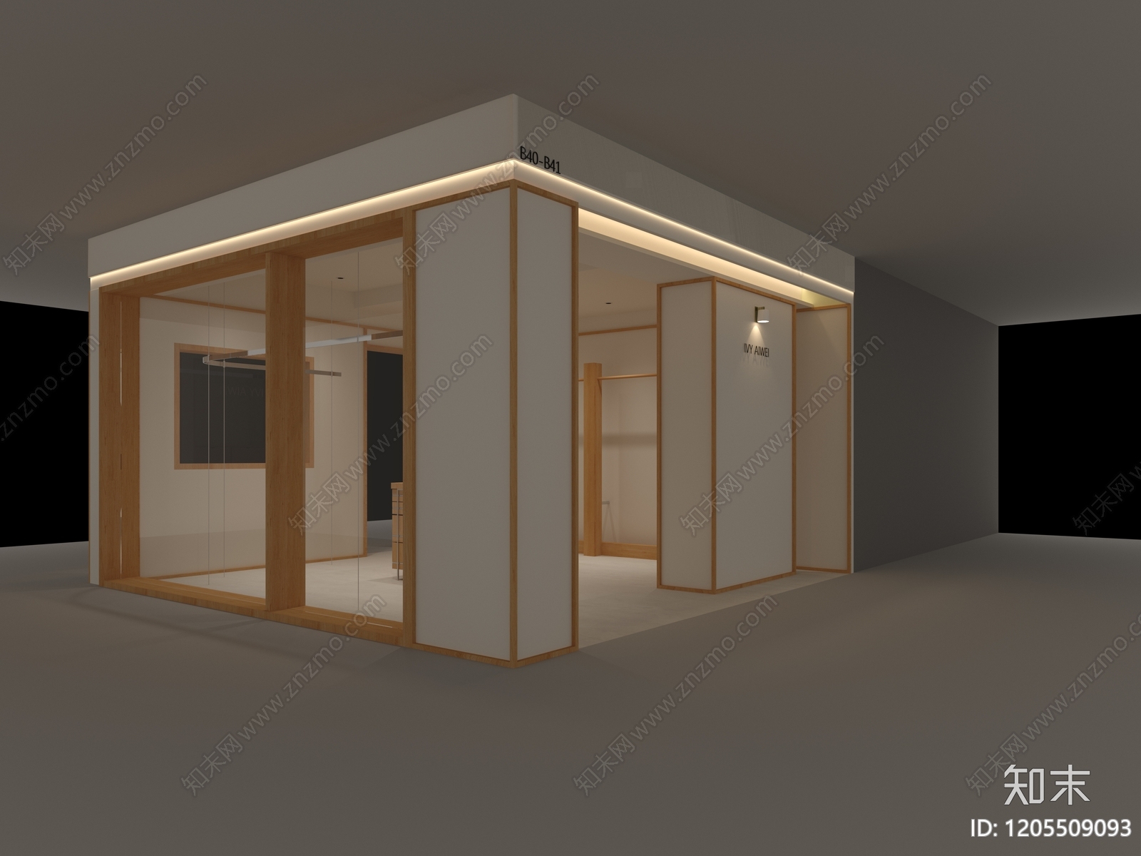 新中式服装店cad施工图下载【ID:1205509093】