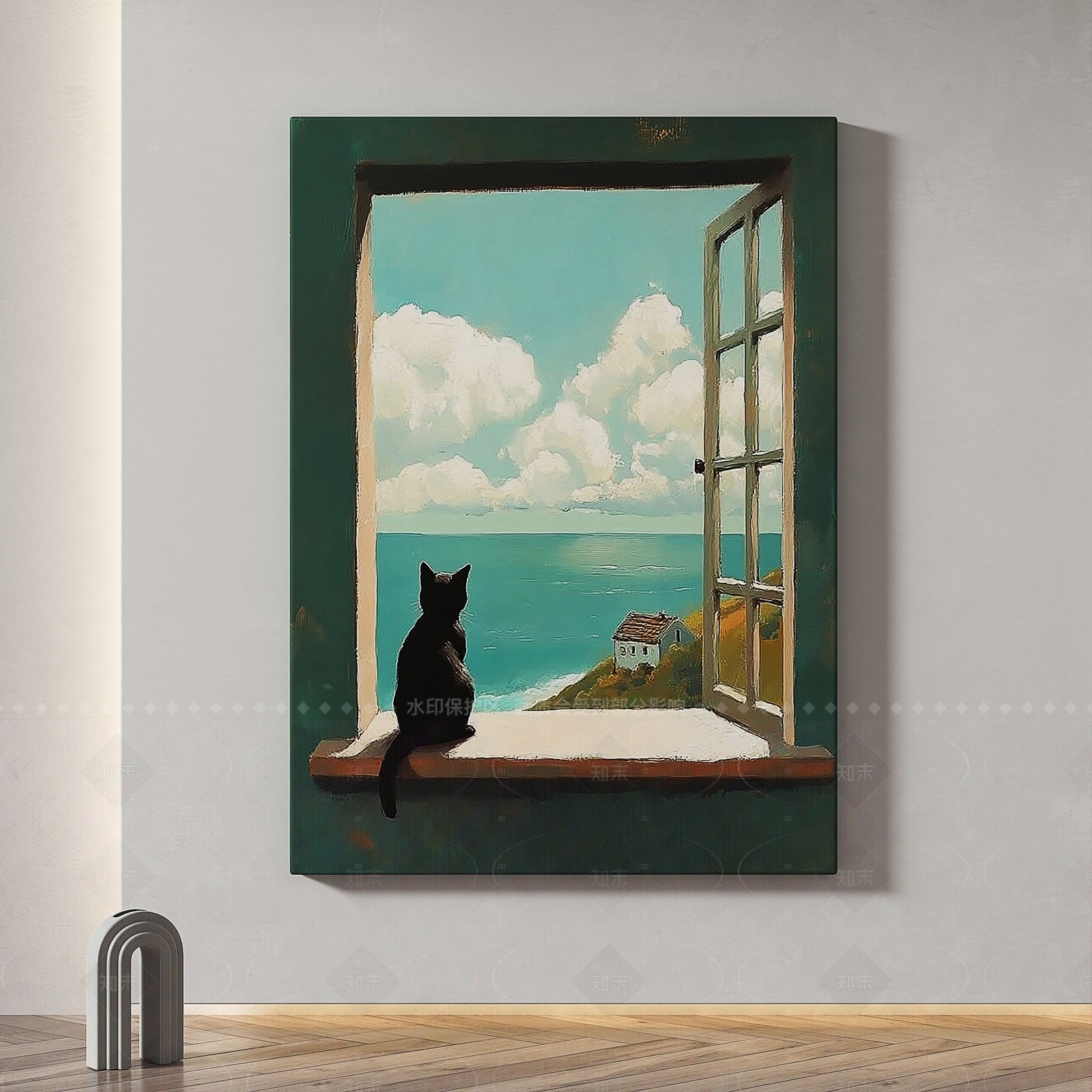 现代简约挂画3D模型下载【ID:1205508605】