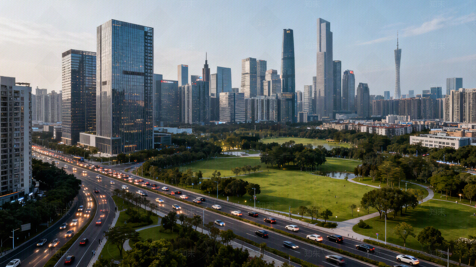 现代街道外景贴图下载【ID:1205512899】