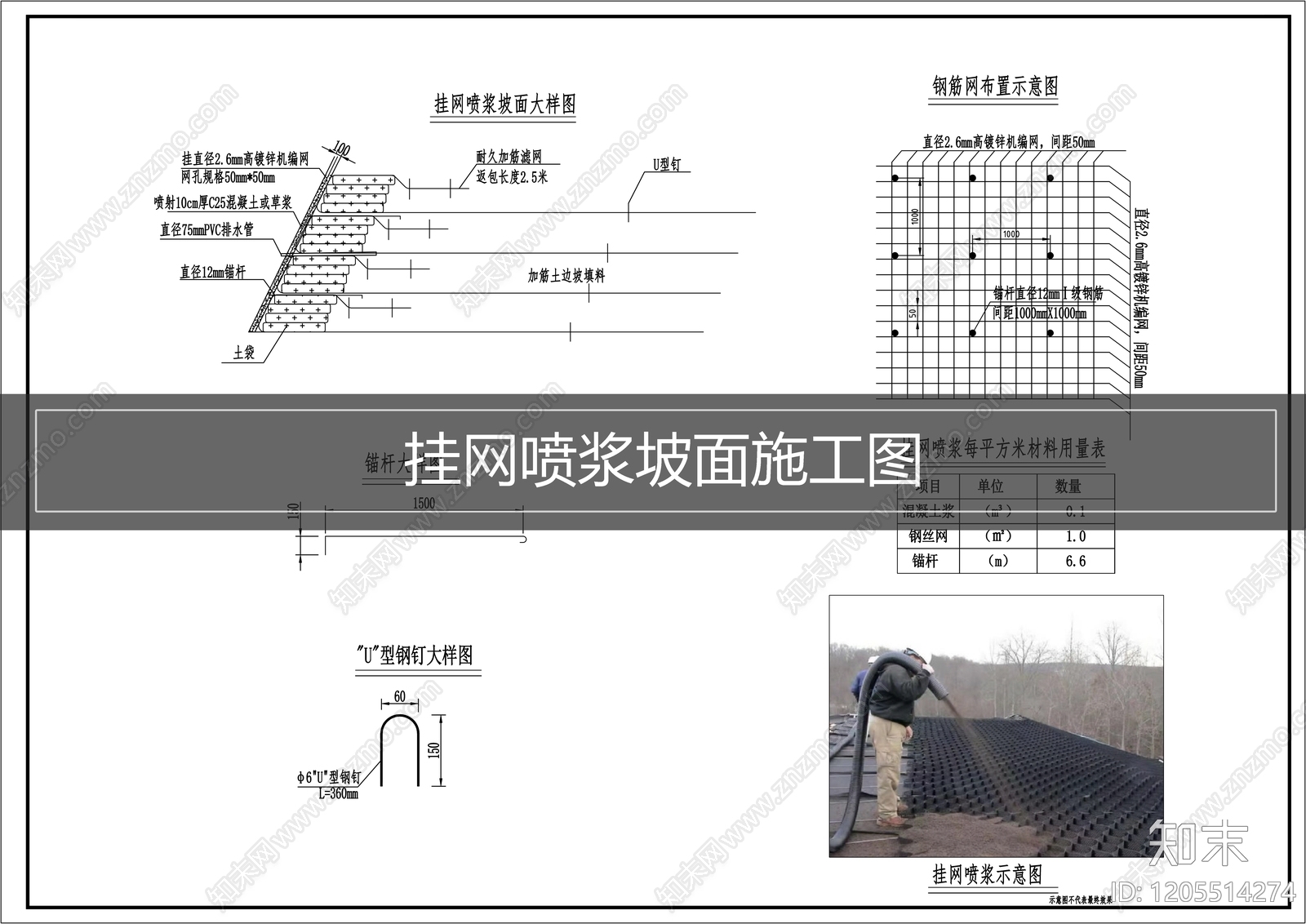 现代挡土墙施工图下载【ID:1205514274】