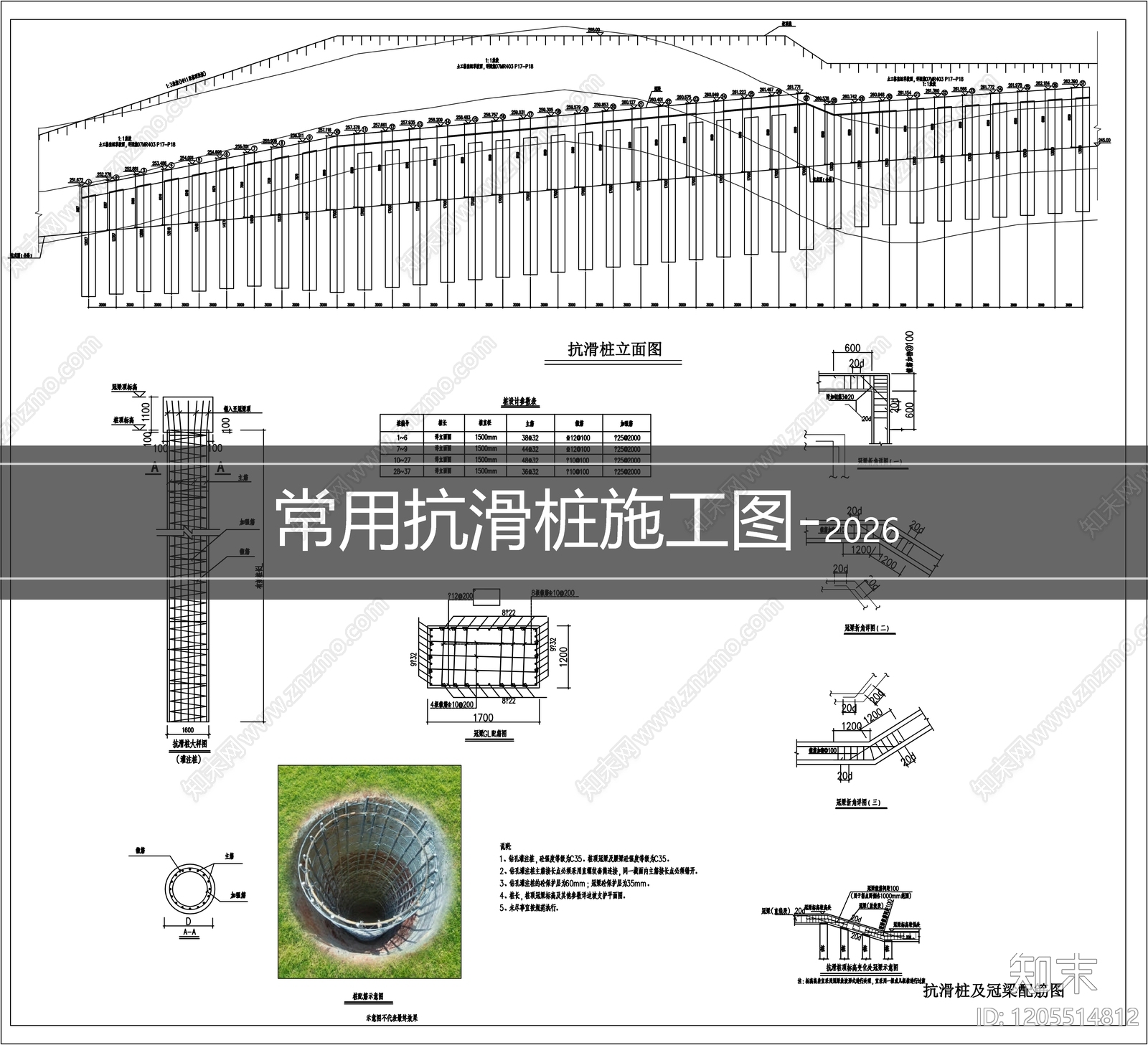 混凝土结构cad施工图下载【ID:1205514812】