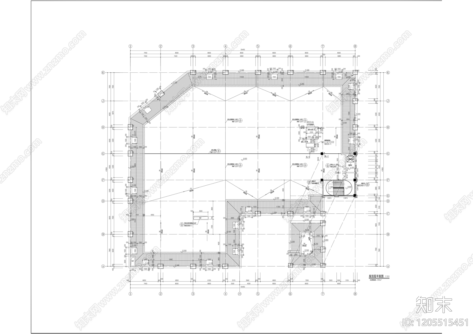 美式其他公共建筑cad施工图下载【ID:1205515451】