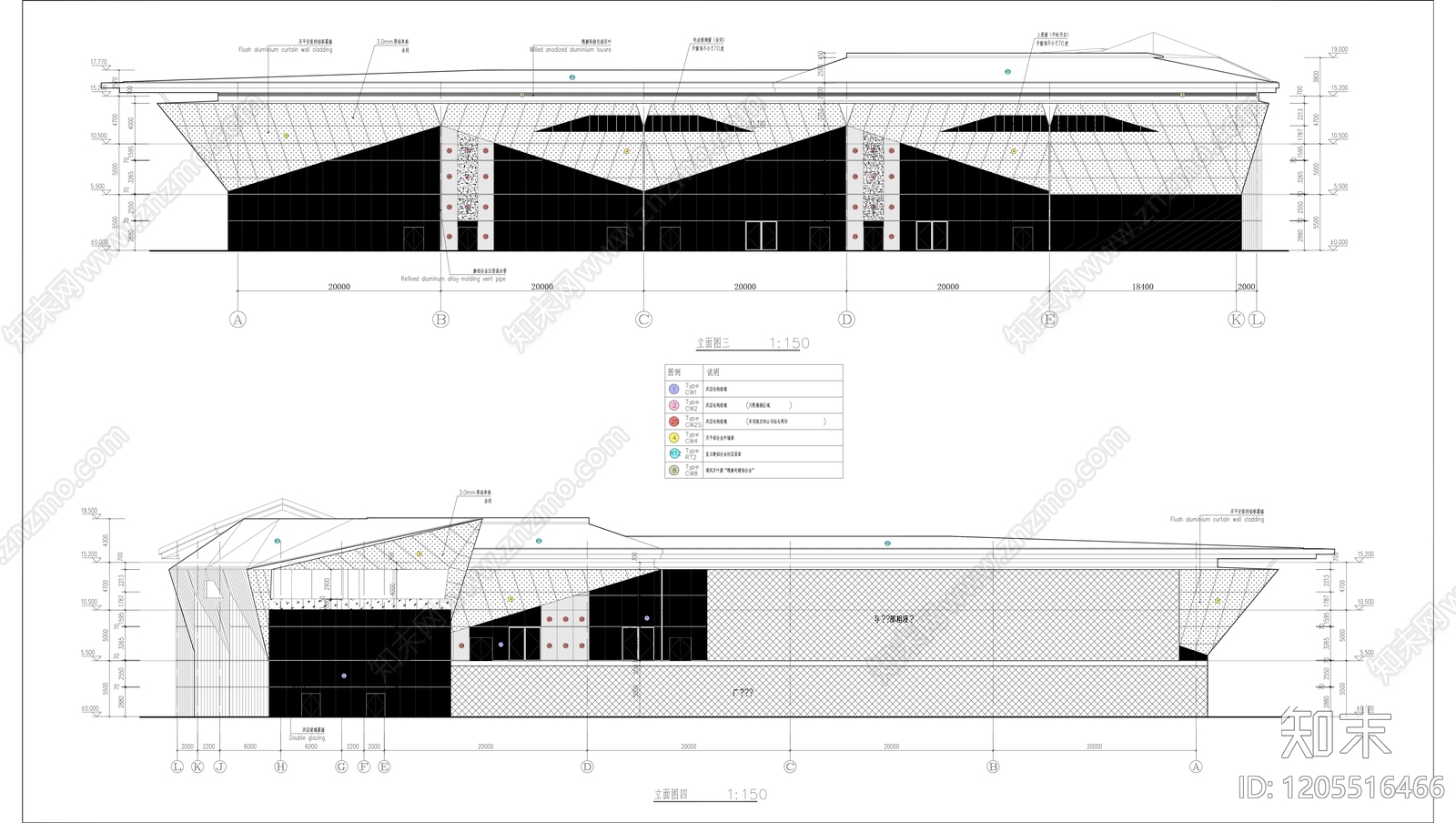 现代其他公共建筑cad施工图下载【ID:1205516466】
