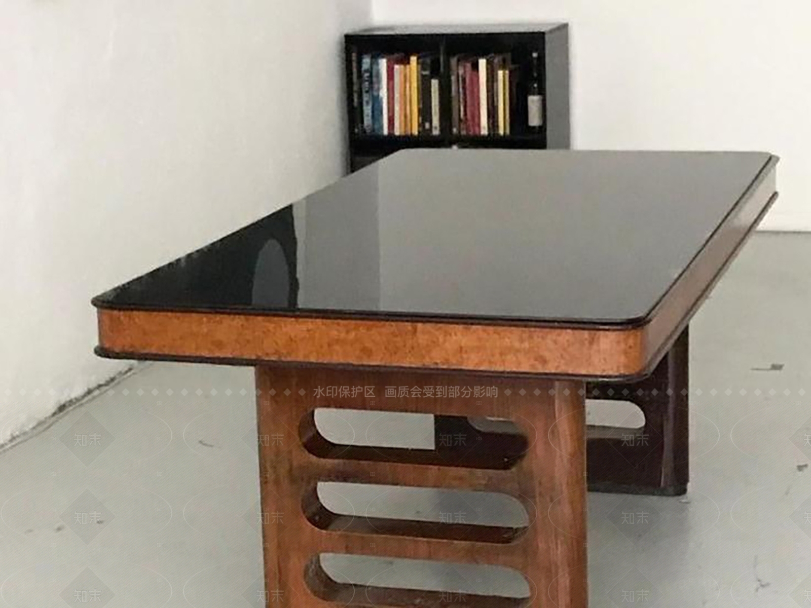中古轻奢书桌SU模型下载【ID:1205517160】