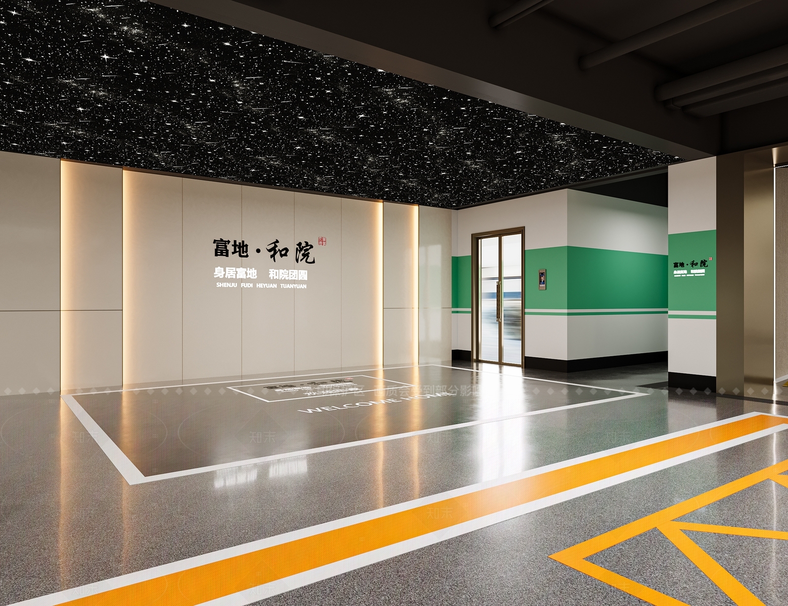 现代工业地下车库3D模型下载【ID:1205521750】