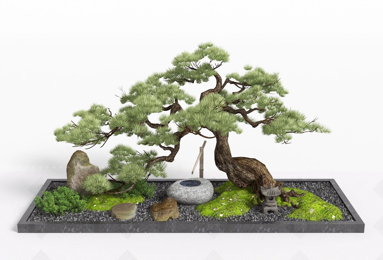 新中式其他景观小品3D模型下载【ID:1205527256】