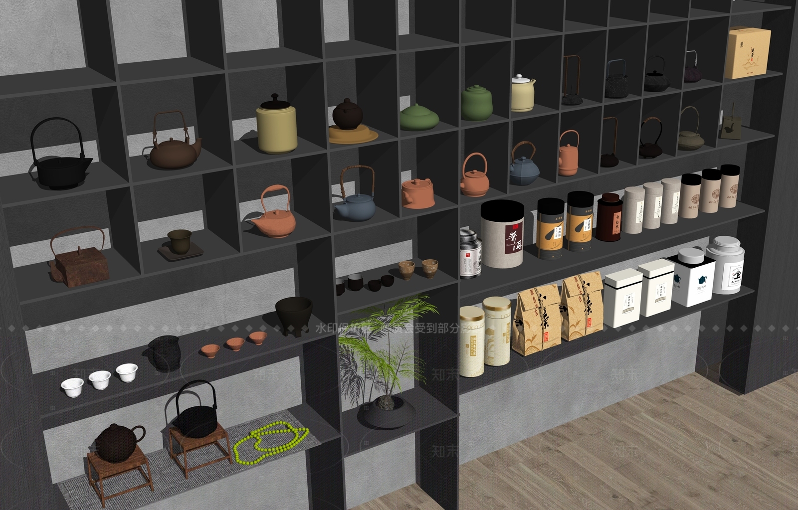 茶具SU模型下载【ID:1205530090】