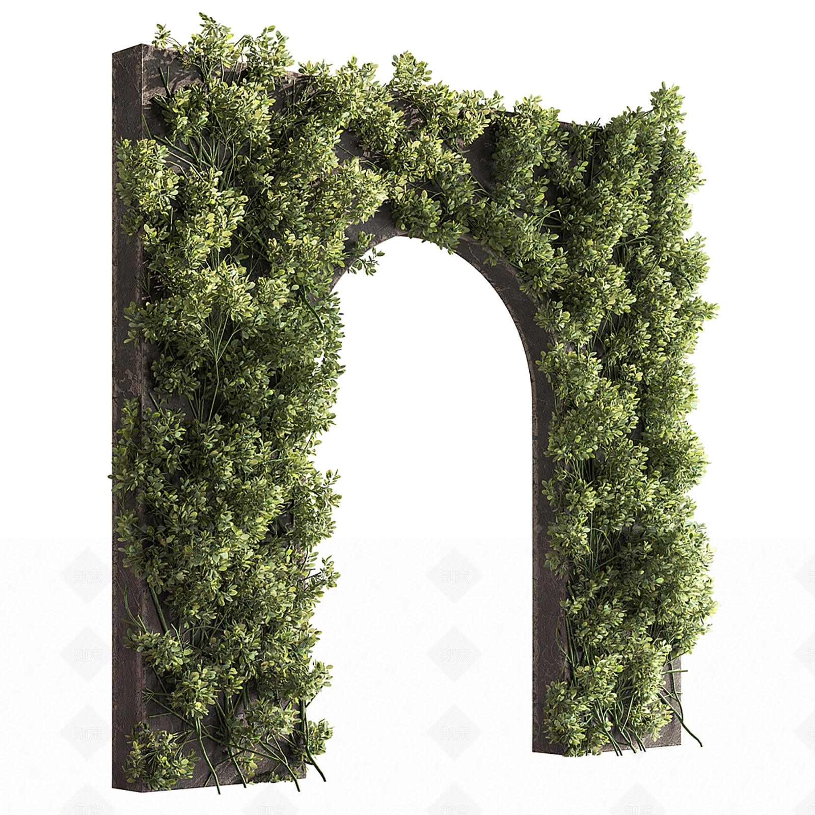 绿植墙3D模型下载【ID:1205531354】