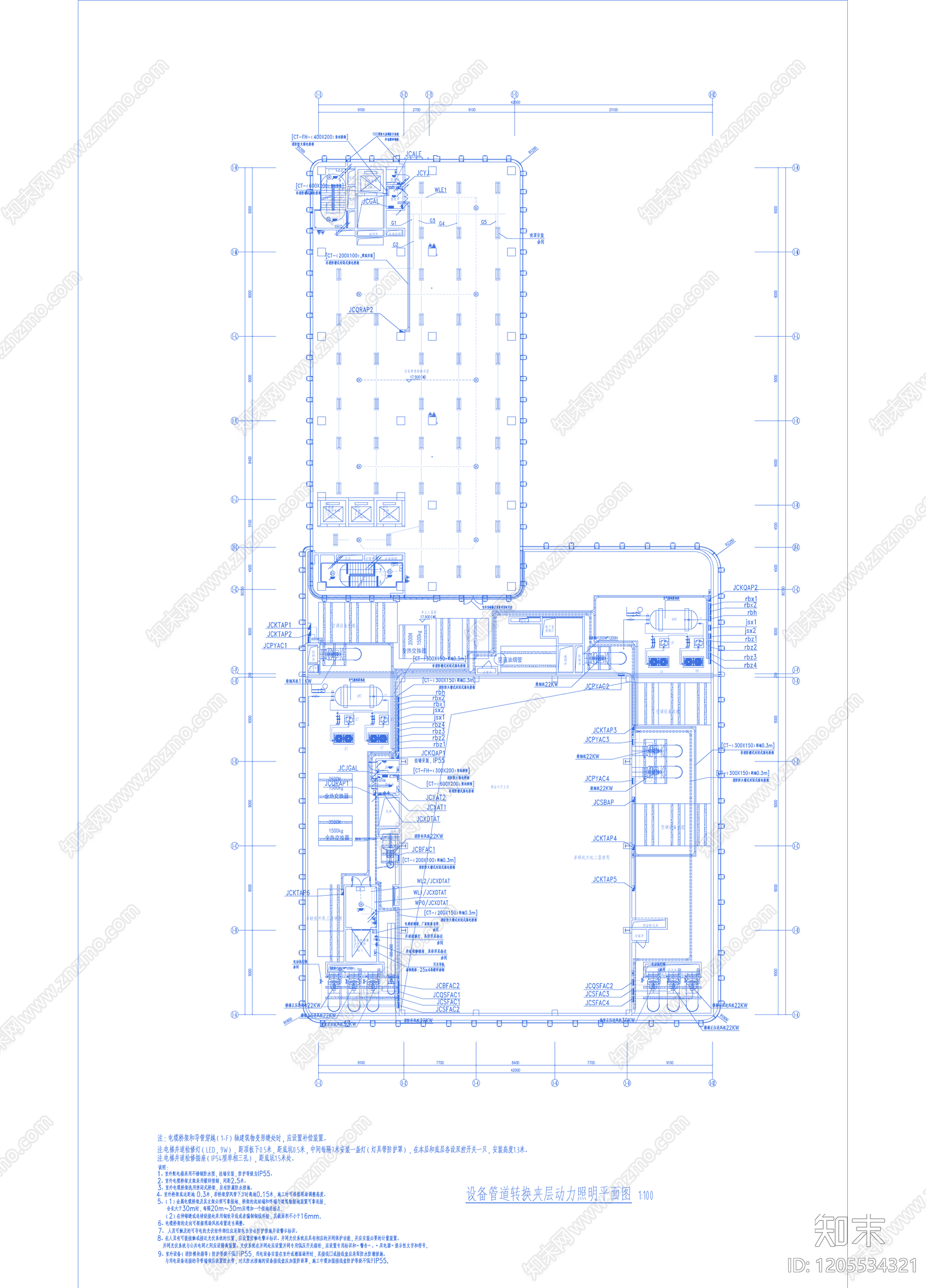 火灾自动报警系统cad施工图下载【ID:1205534321】