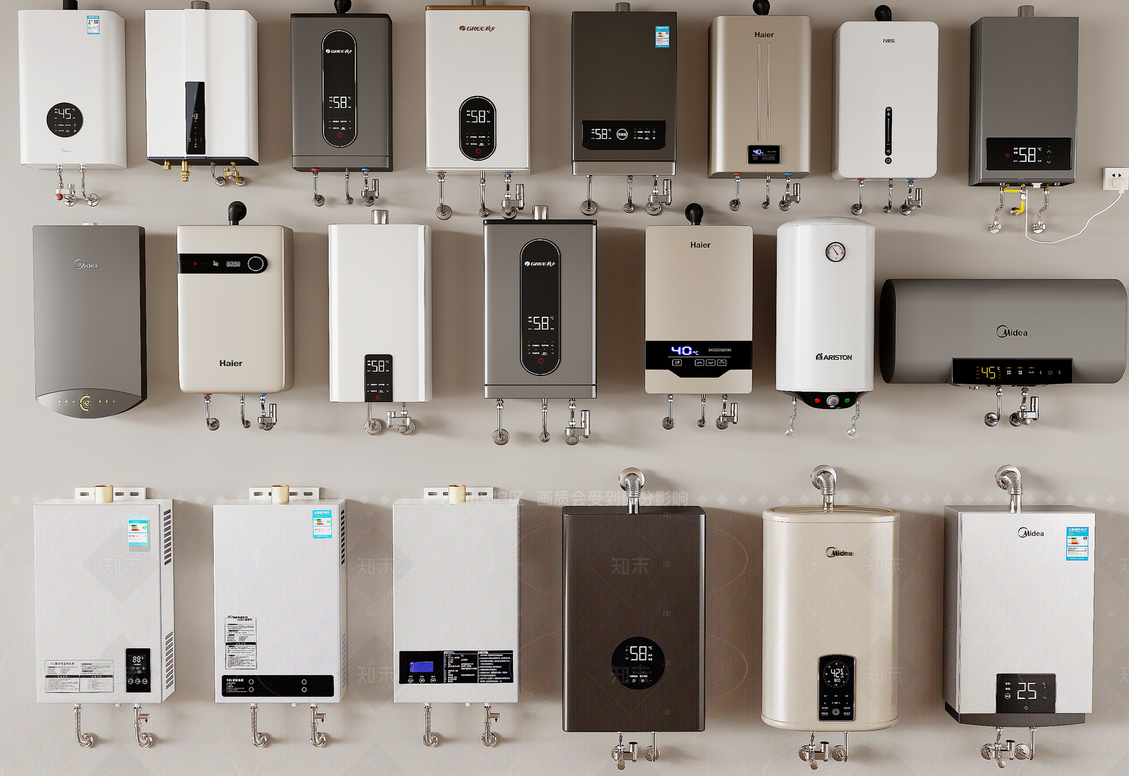 热水器SU模型下载【ID:1205534580】