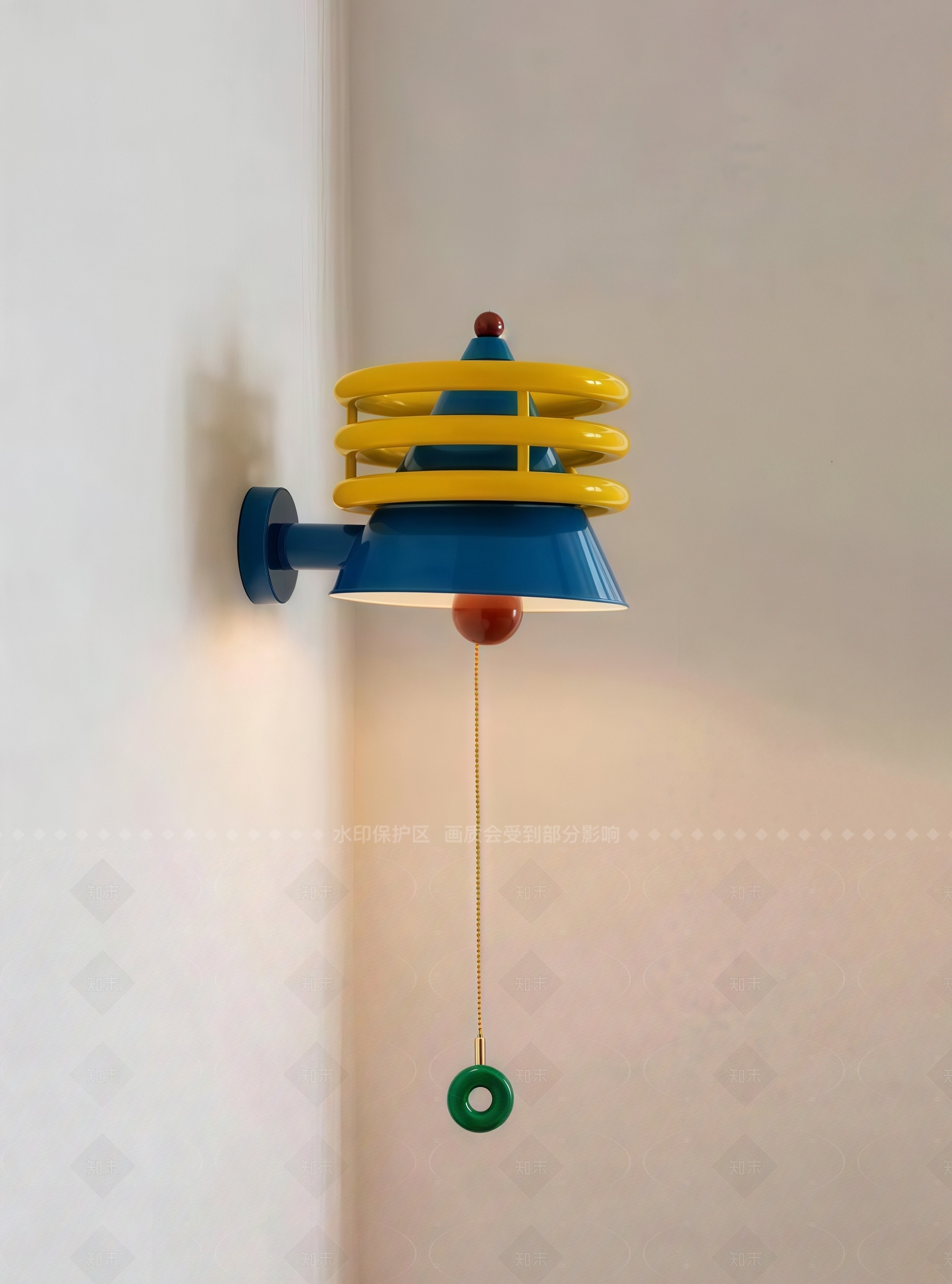 现代简约壁灯SU模型下载【ID:1205535618】