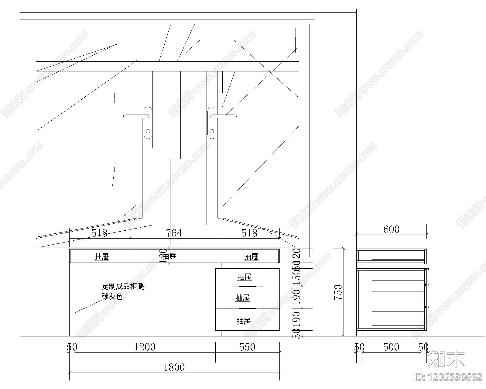 综合家具节点cad施工图下载【ID:1205536662】