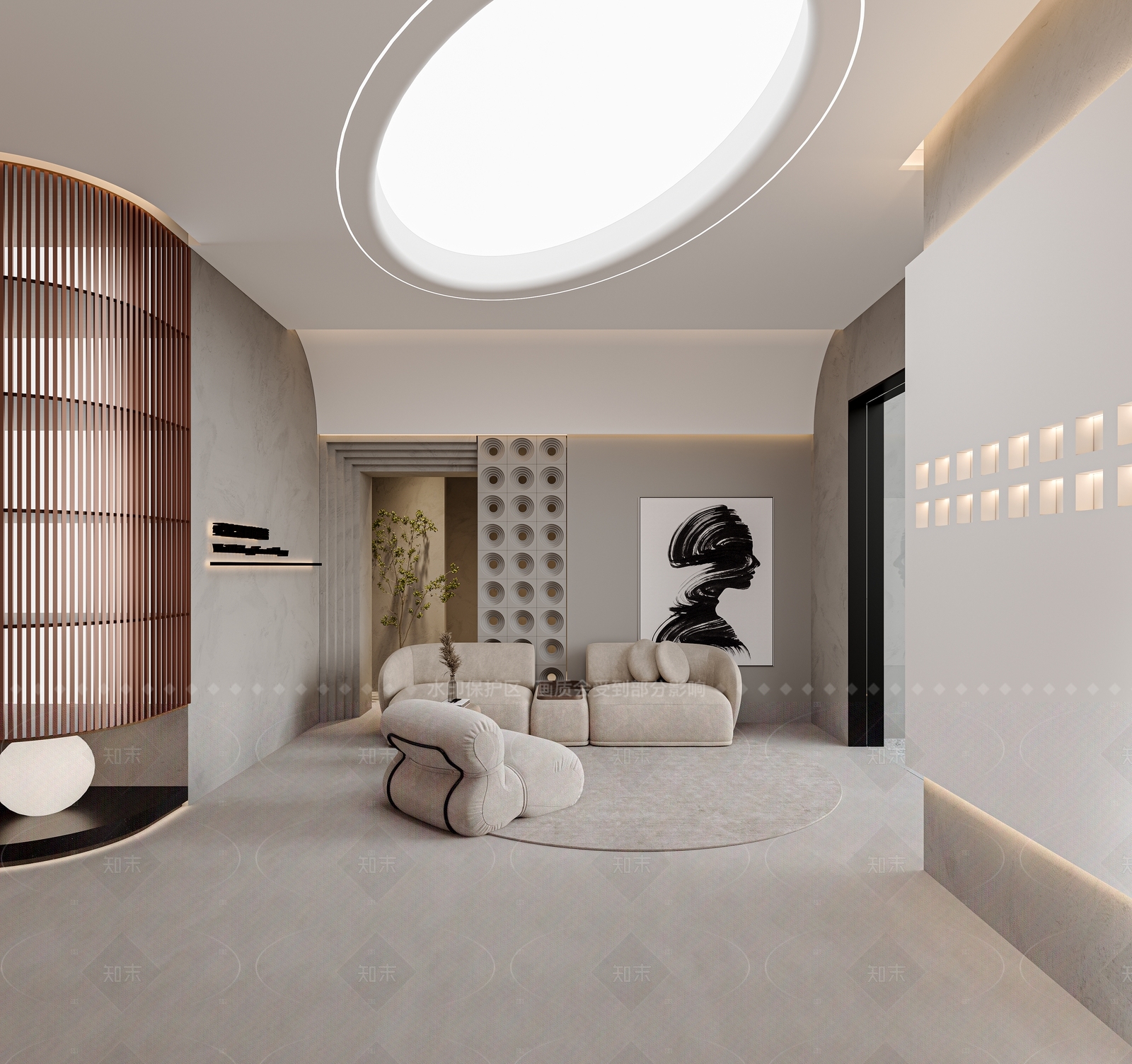 现代其他商业空间3D模型下载【ID:1205543215】