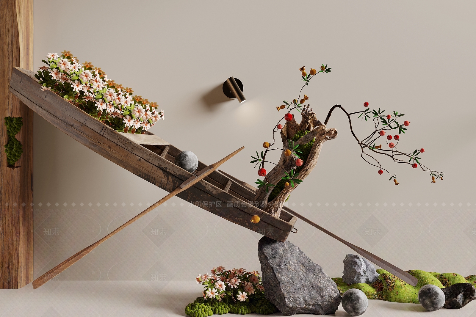 现代其他景观小品SU模型下载【ID:1205550352】