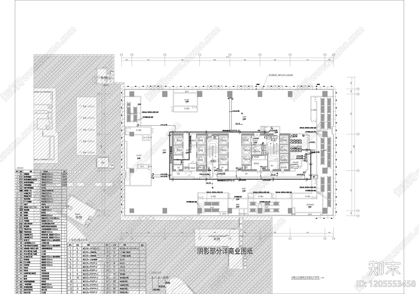 通信网络系统cad施工图下载【ID:1205553458】