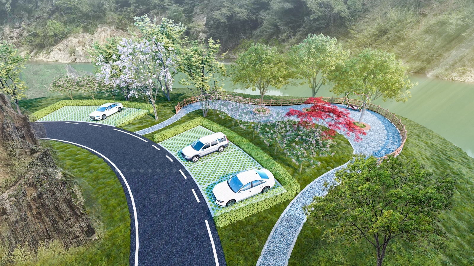 现代广场景观SU模型下载【ID:1205555000】