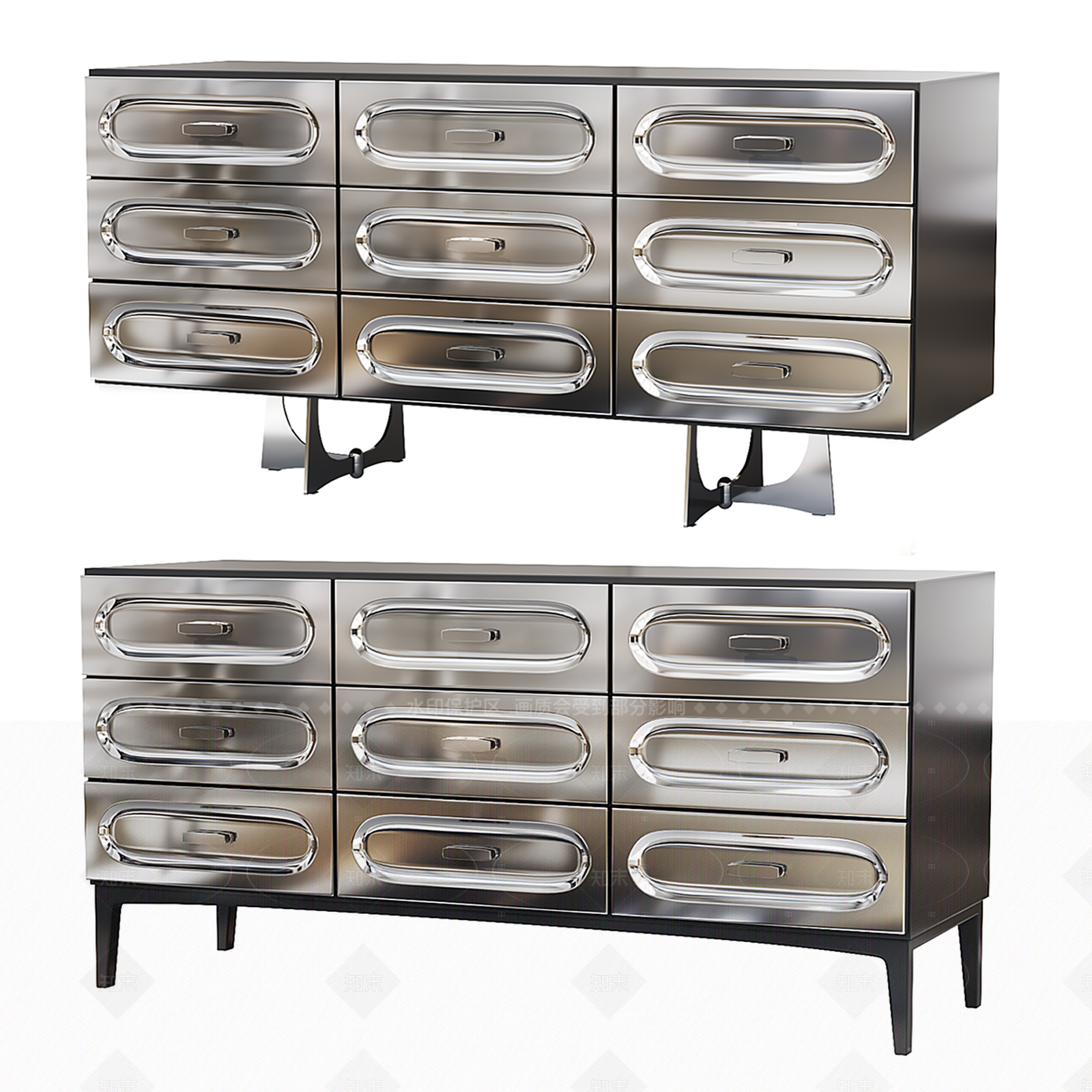 现代玄关柜SU模型下载【ID:1205555806】