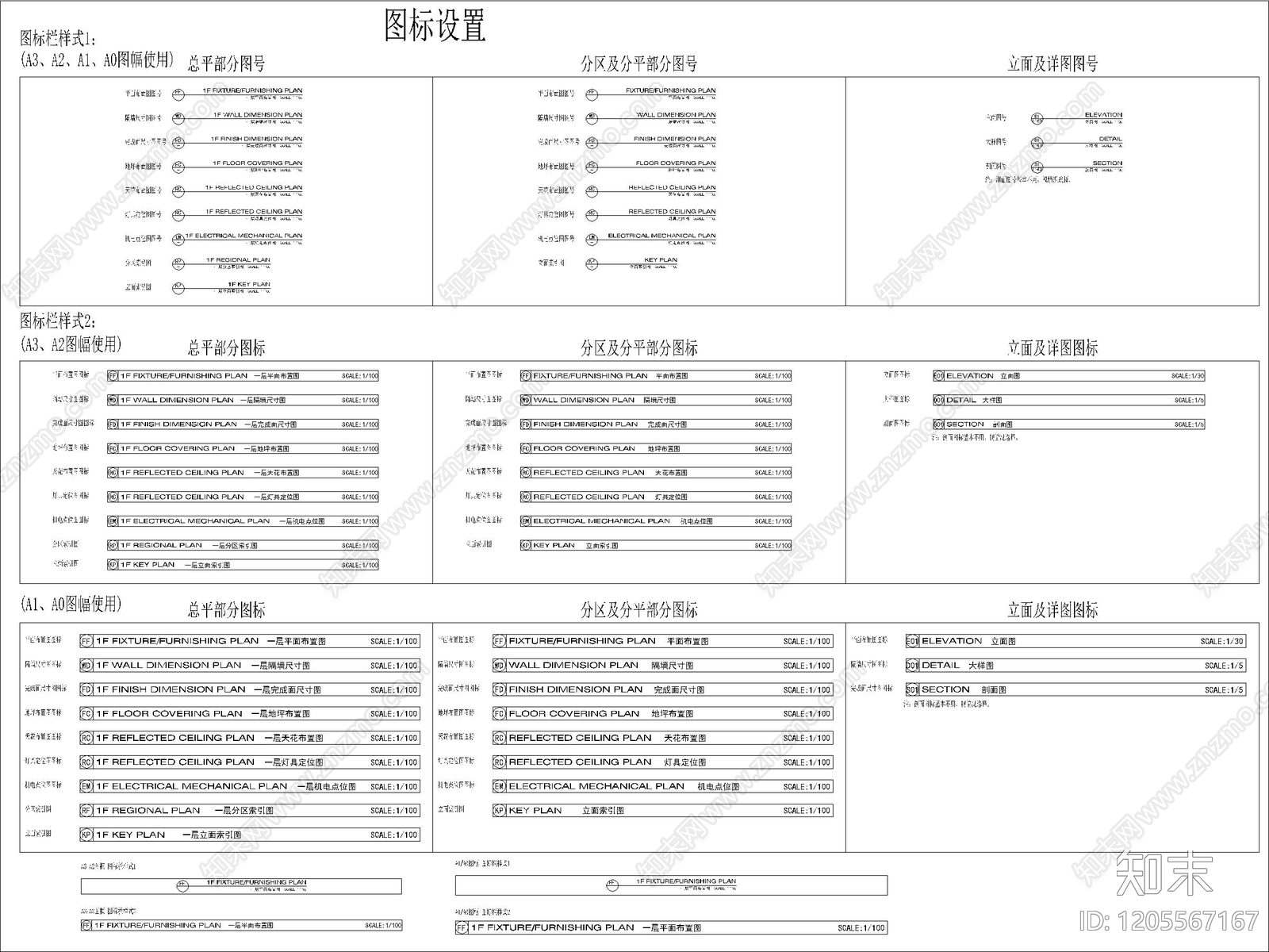 现代综合制图规范cad施工图下载【ID:1205567167】