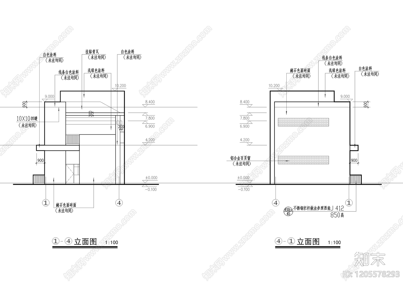 现代公厕cad施工图下载【ID:1205578293】