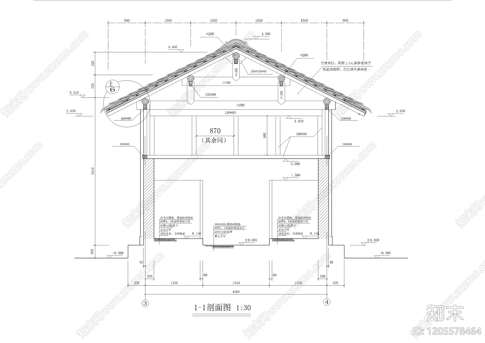 现代公厕cad施工图下载【ID:1205578464】