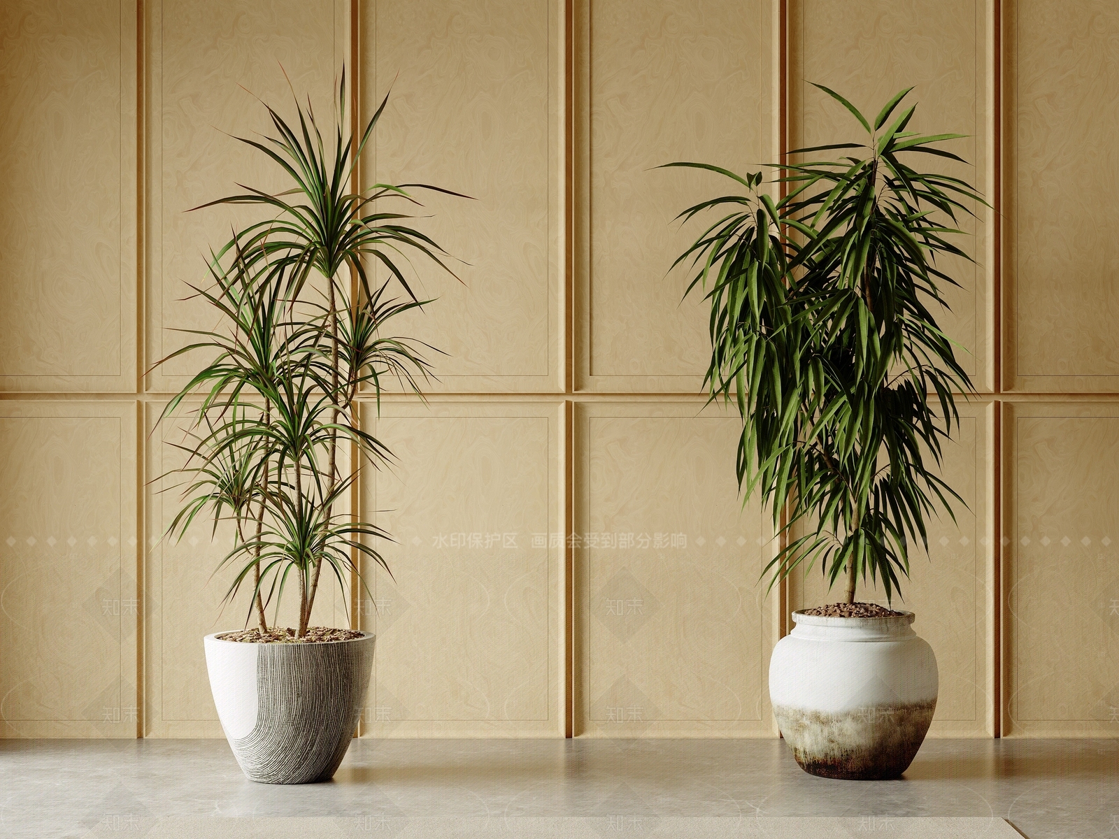 盆栽3D模型下载【ID:1205580936】