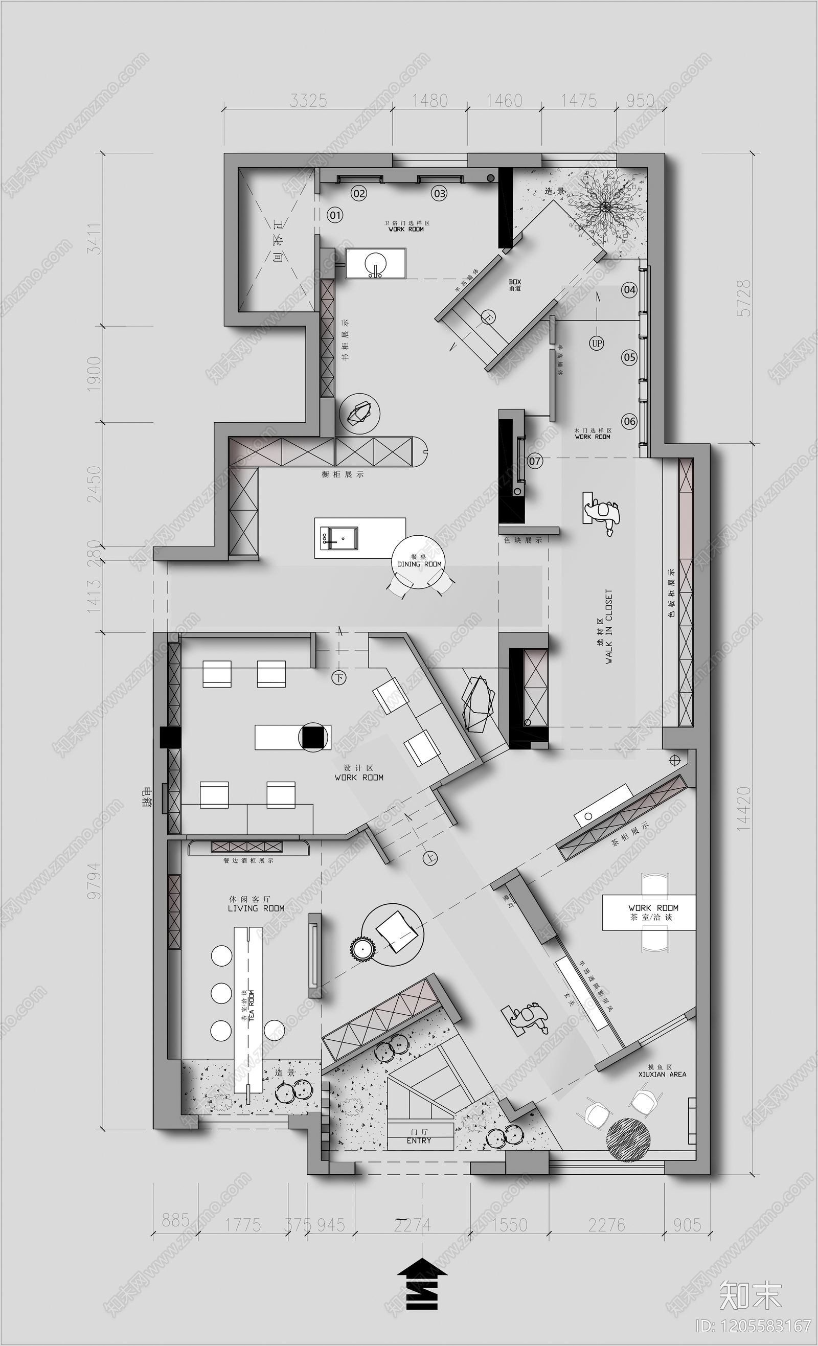 工装平面图施工图下载【ID:1205583167】