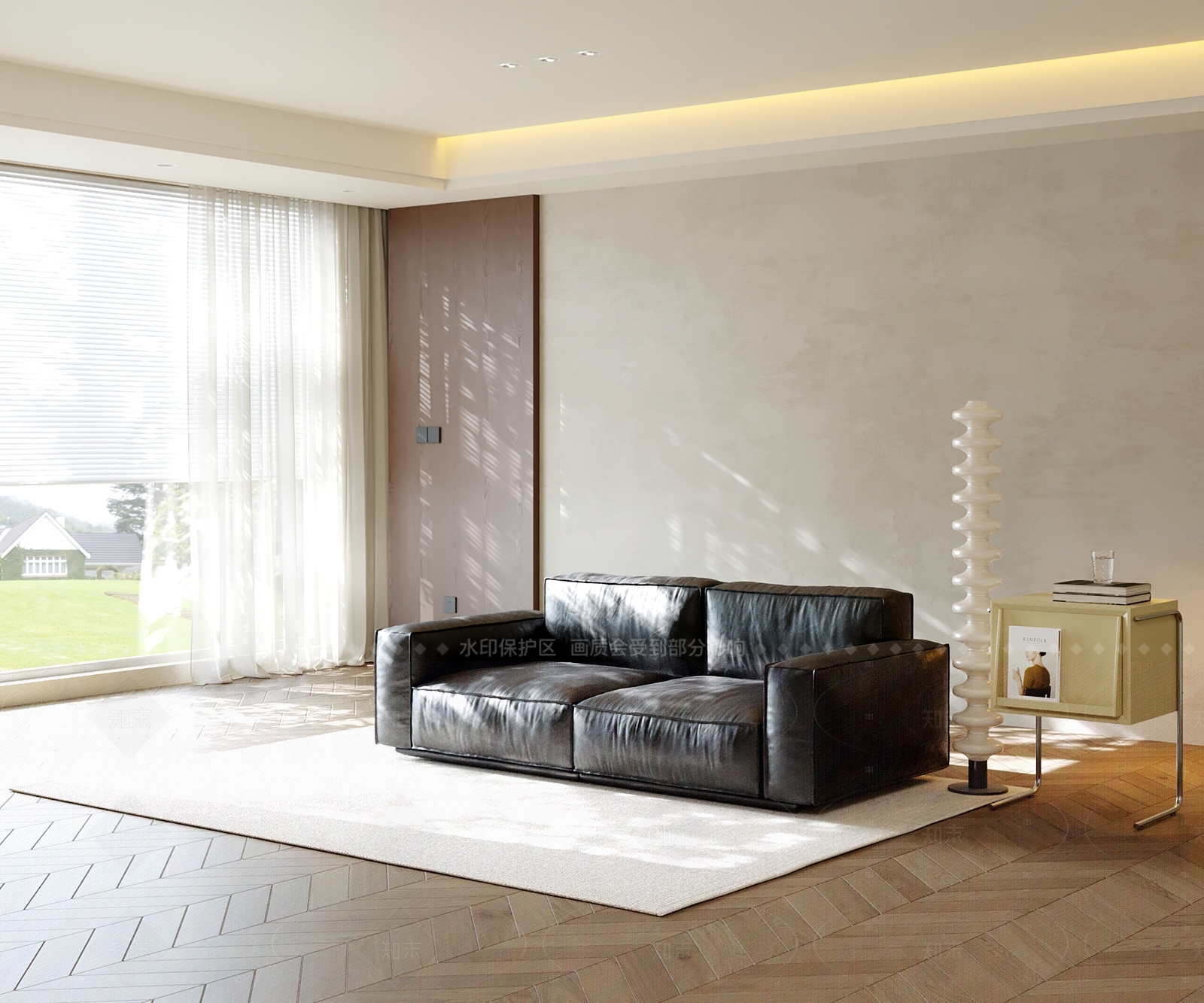 现代家居客厅3D模型下载【ID:1205628320】