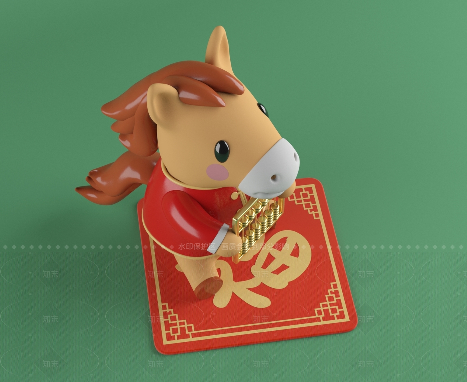 现代雕塑摆件3D模型下载【ID:1205591732】