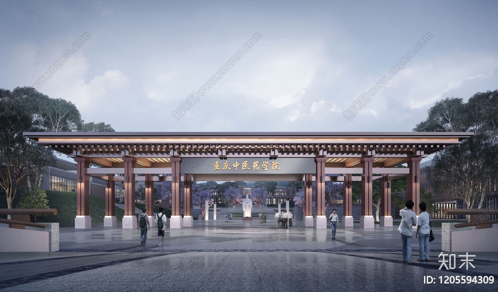 现代其他学校建筑下载【ID:1205594309】