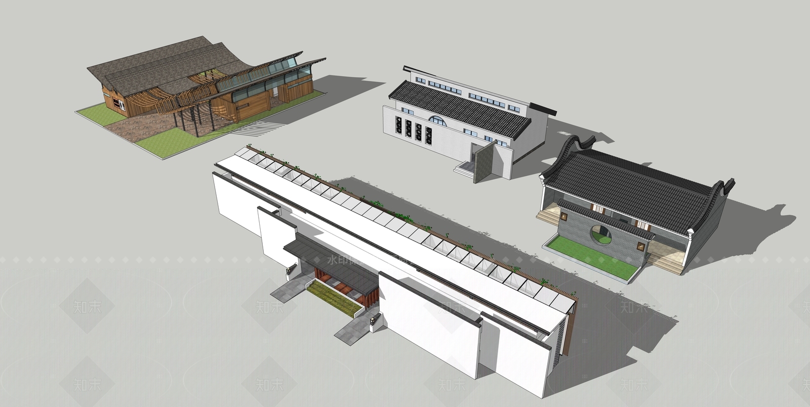 现代其他公共建筑SU模型下载【ID:1205597282】