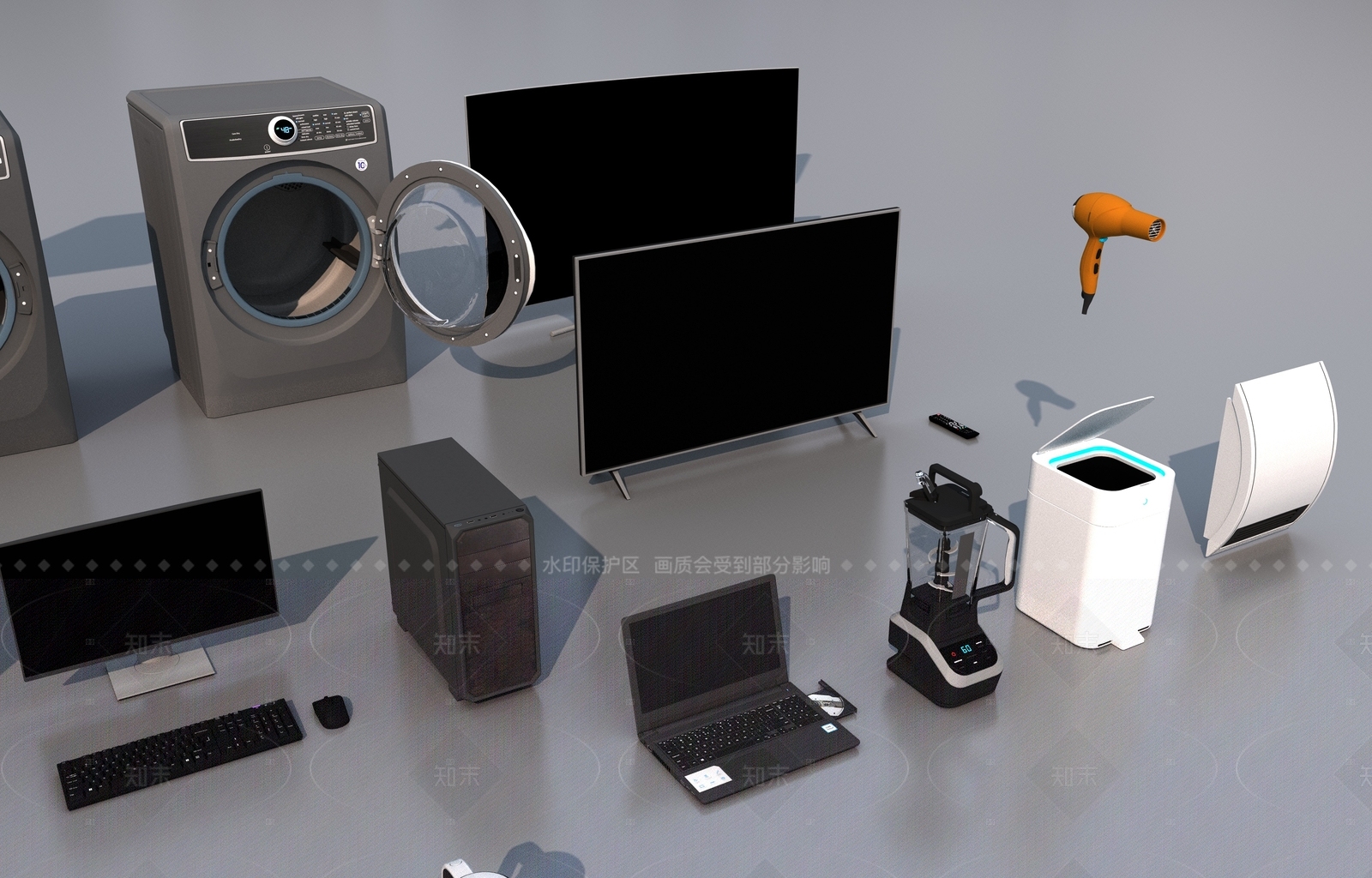 其他电器3D模型下载【ID:1205606821】